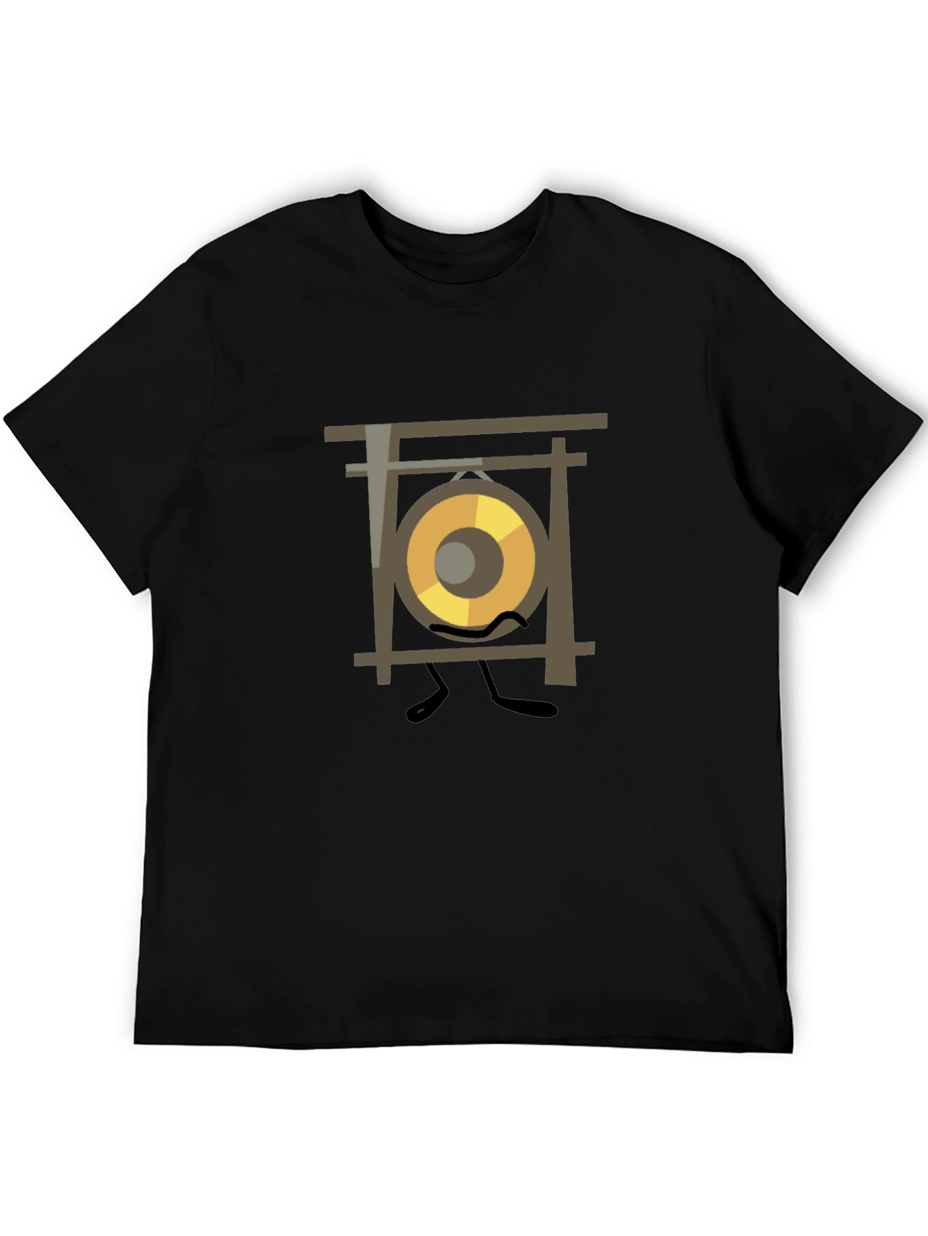 Gong Character Graphic Tee - Unique Music Lover Shirt