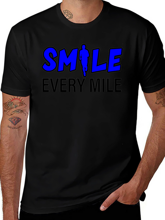 Smile Every Mile Runners Graphic Tee