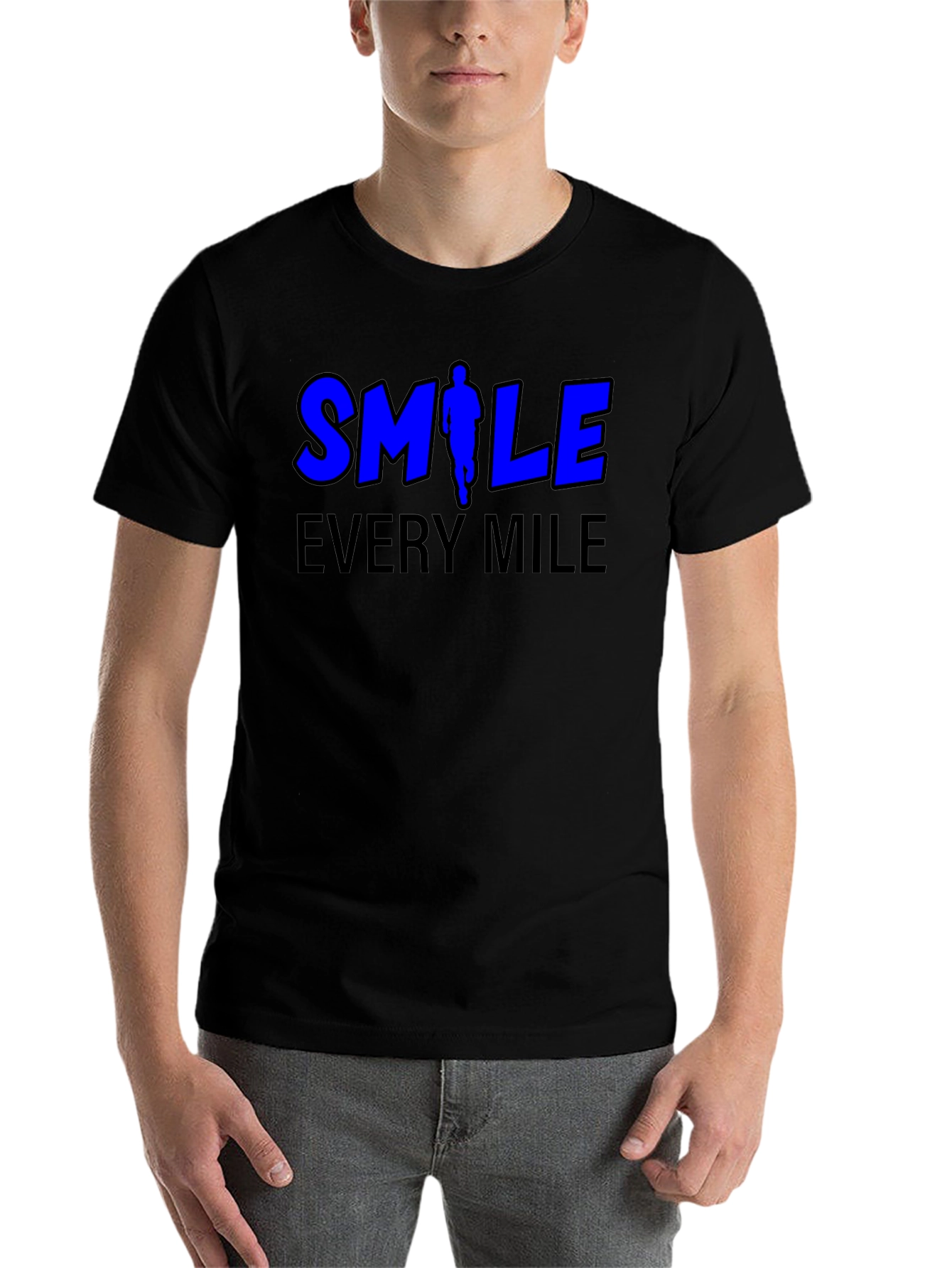 Smile Every Mile Runners Graphic Tee