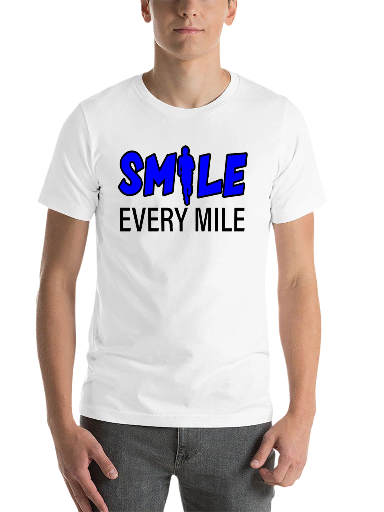 Smile Every Mile Runners Graphic Tee