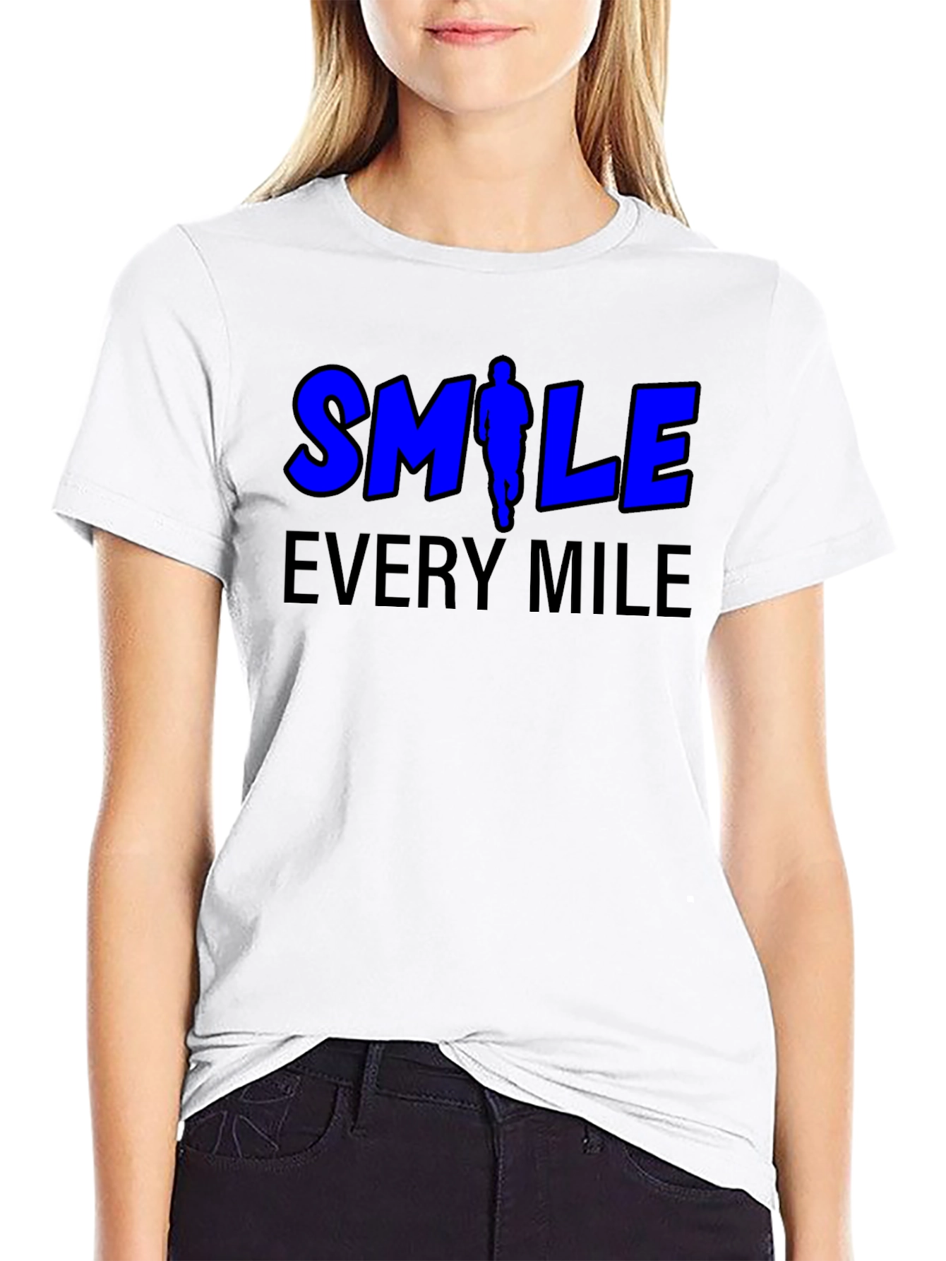Smile Every Mile Runners Graphic Tee