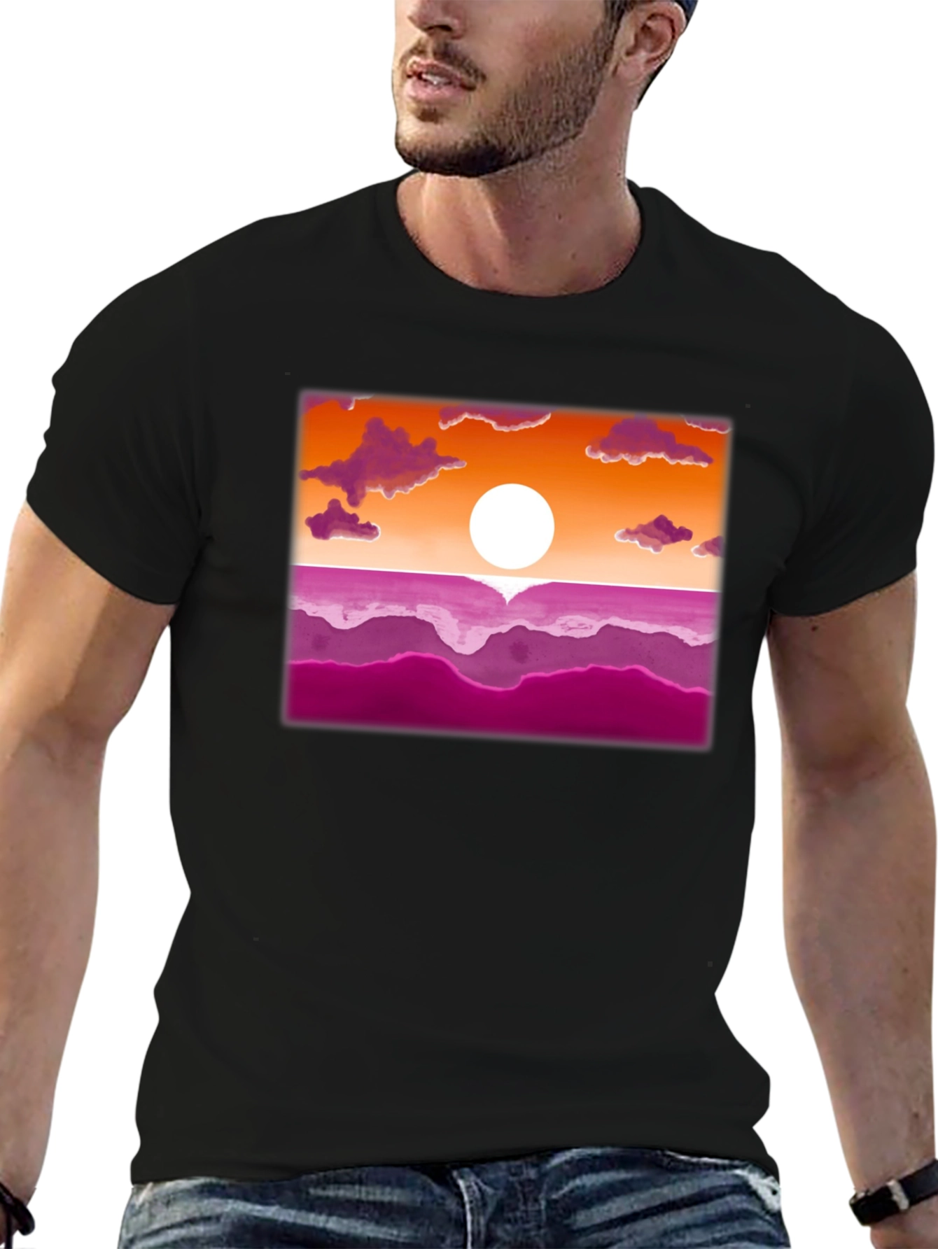 Lesbian Pride Sunset T-Shirt