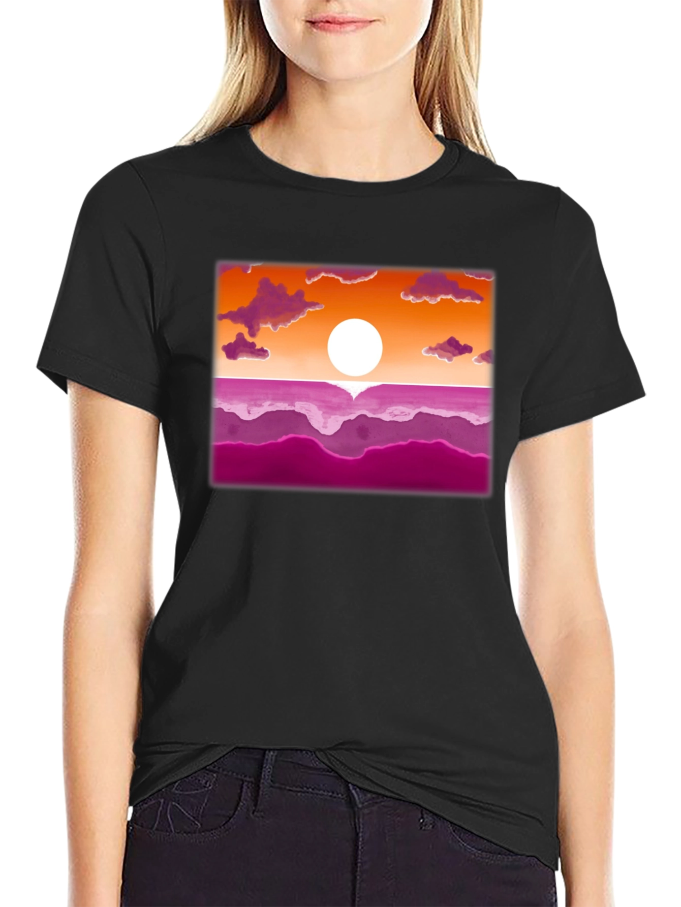 Lesbian Pride Sunset T-Shirt