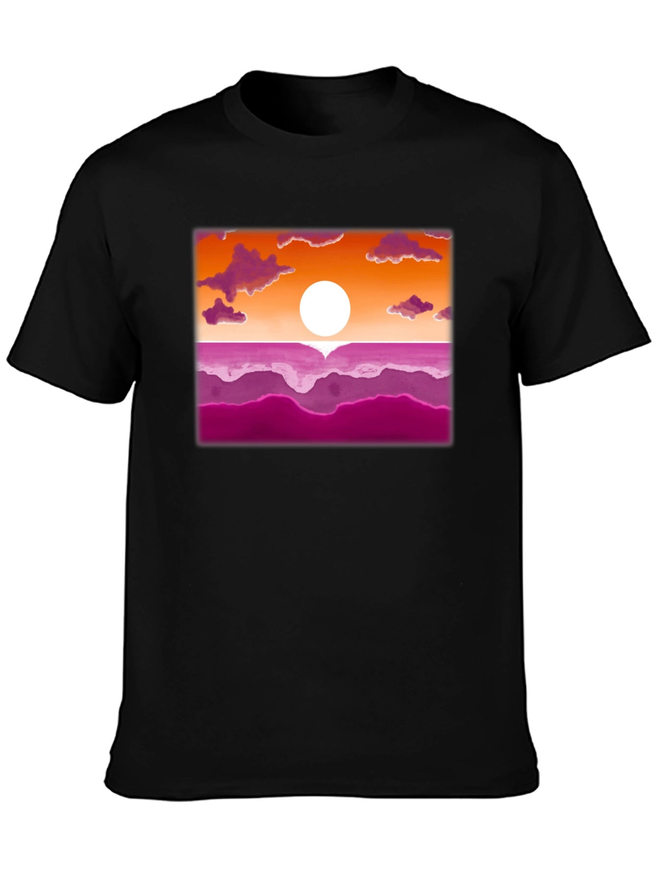 Lesbian Pride Sunset T-Shirt