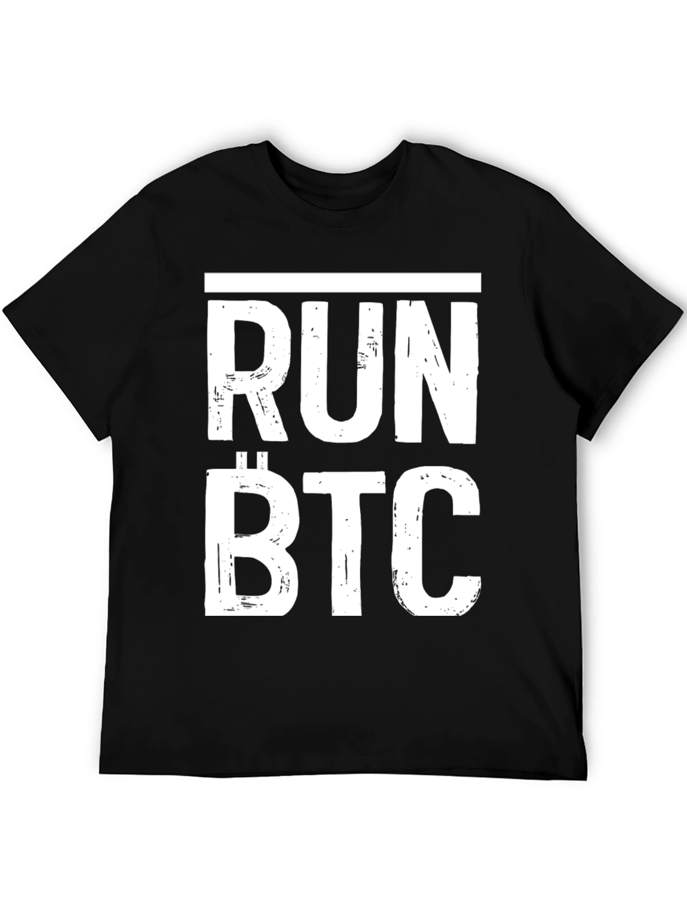 Run BTC Bitcoin Crypto T-Shirt