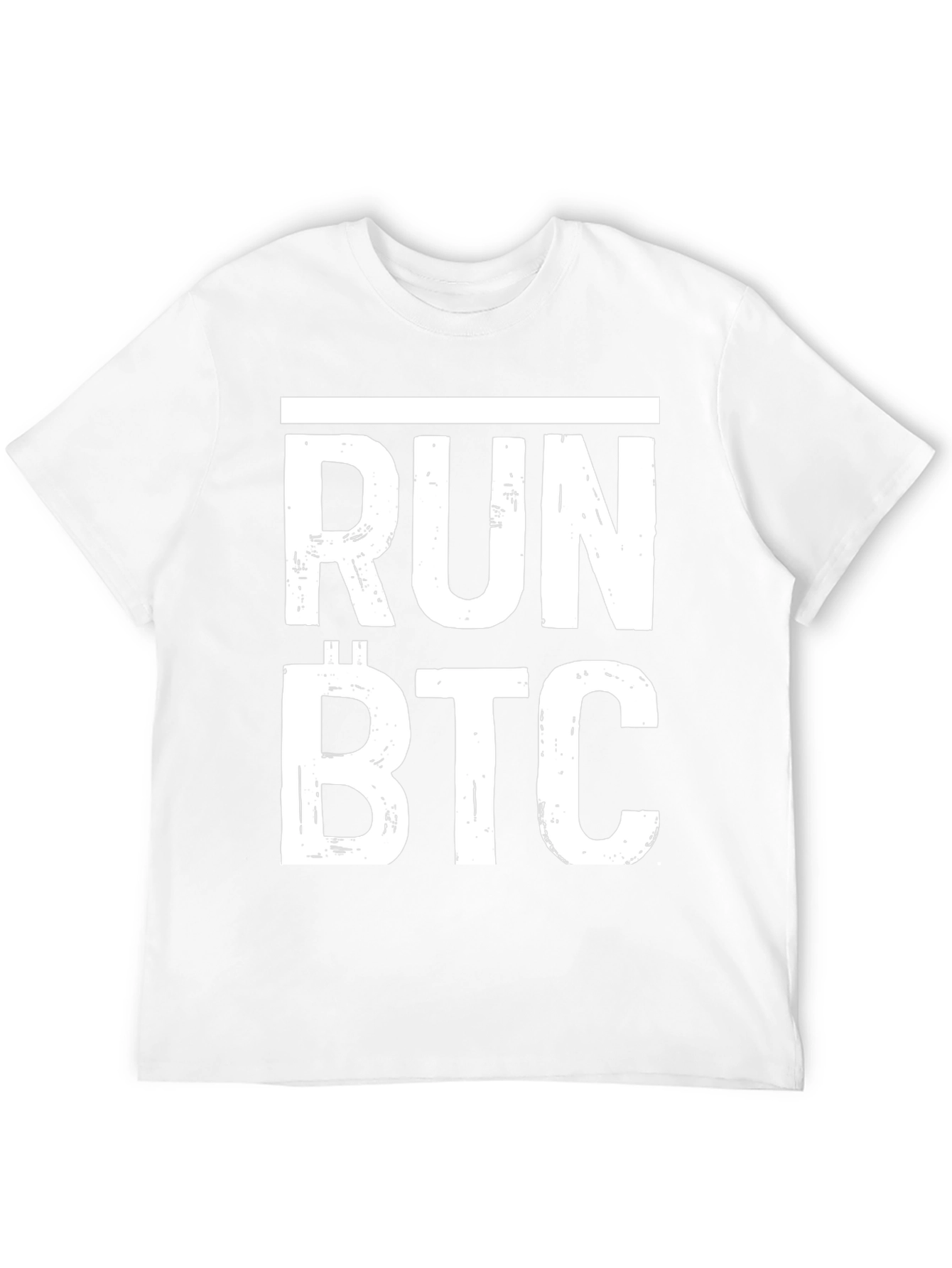 Run BTC Bitcoin Crypto T-Shirt