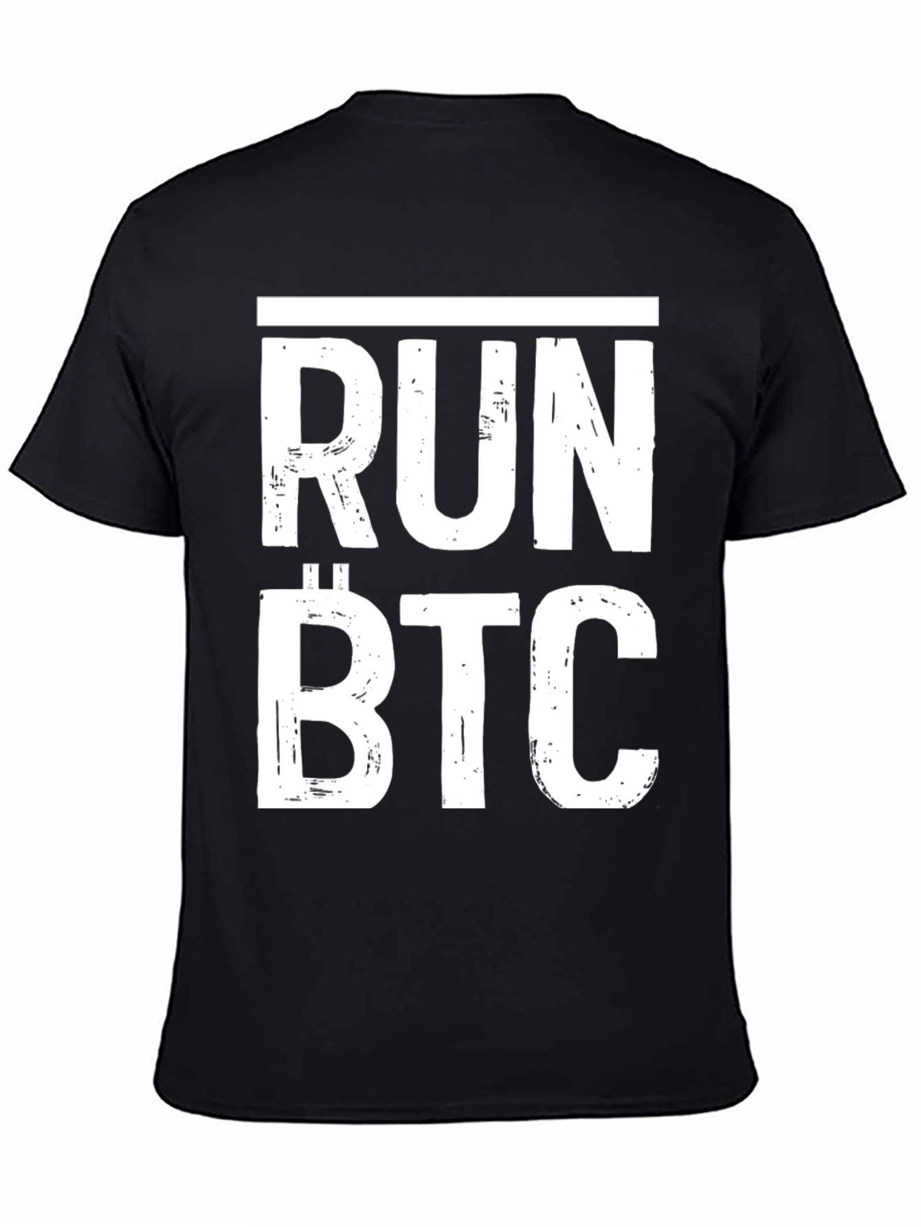 Run BTC Bitcoin Crypto T-Shirt
