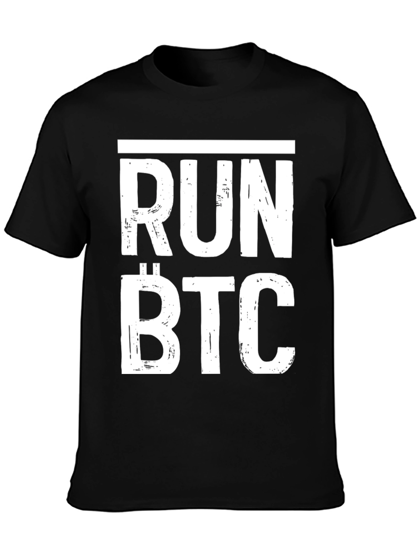 Run BTC Bitcoin Crypto T-Shirt