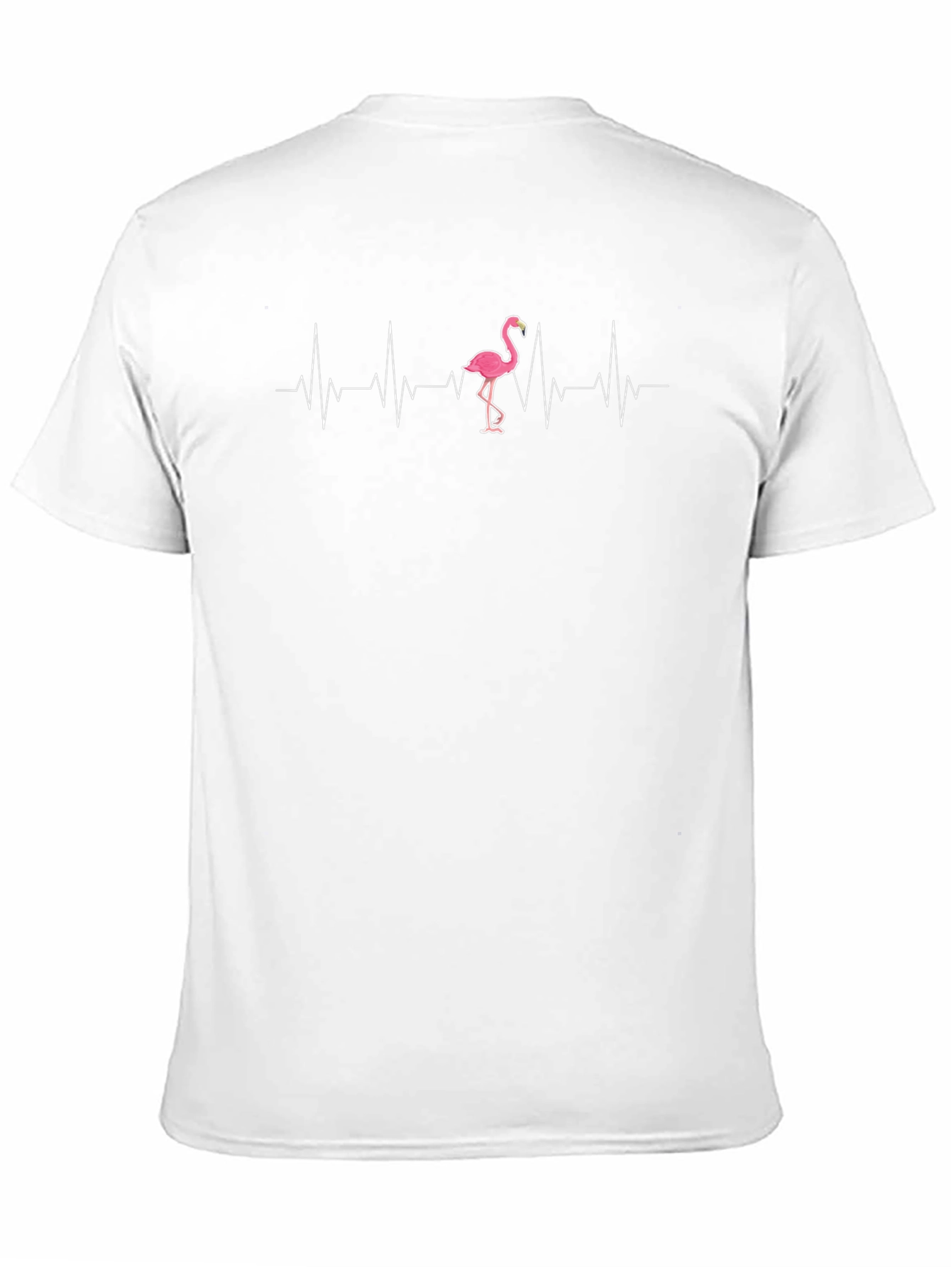 Flamingo Heartbeat T-Shirt - Novelty Tee