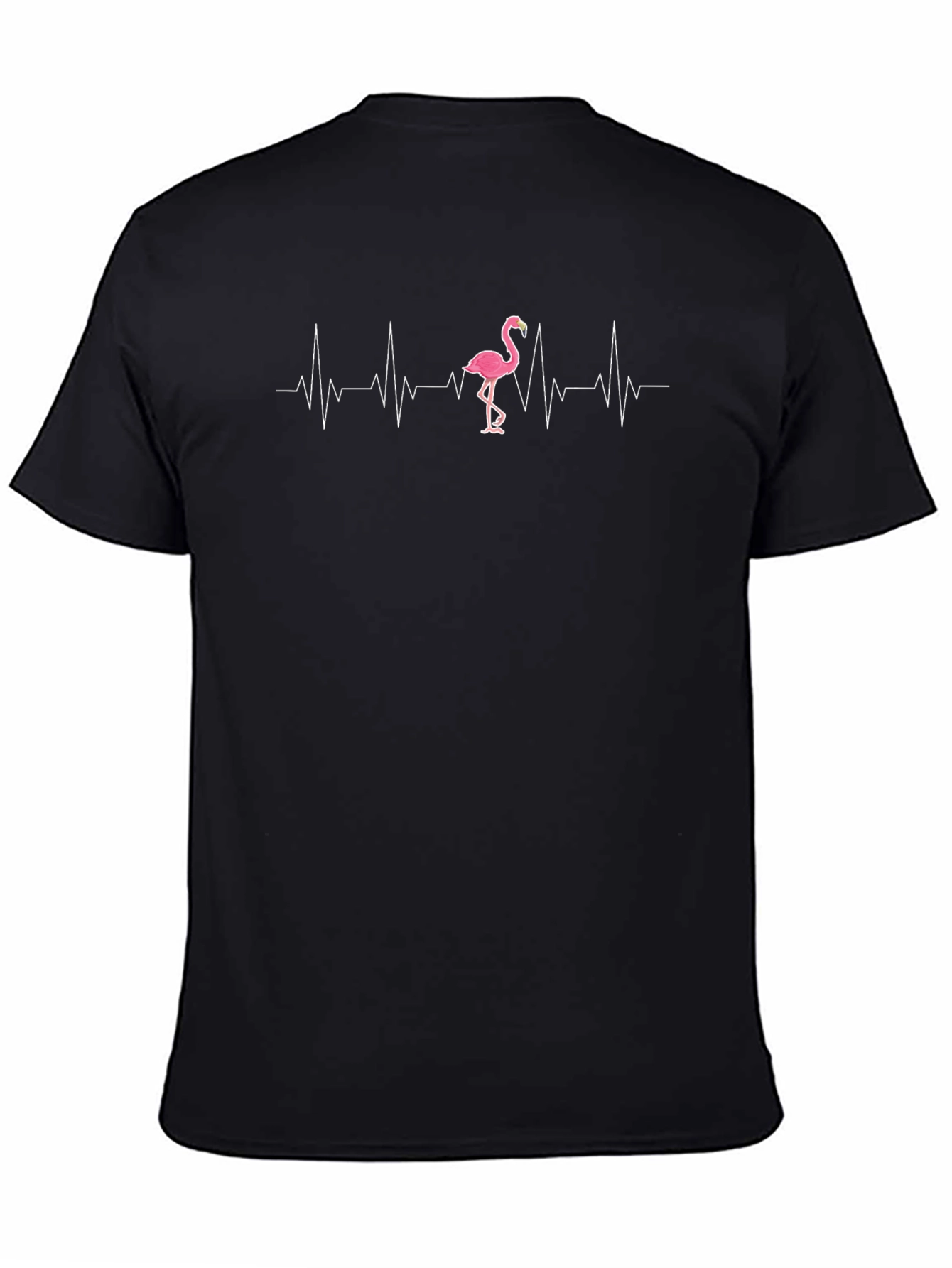 Flamingo Heartbeat T-Shirt - Novelty Tee