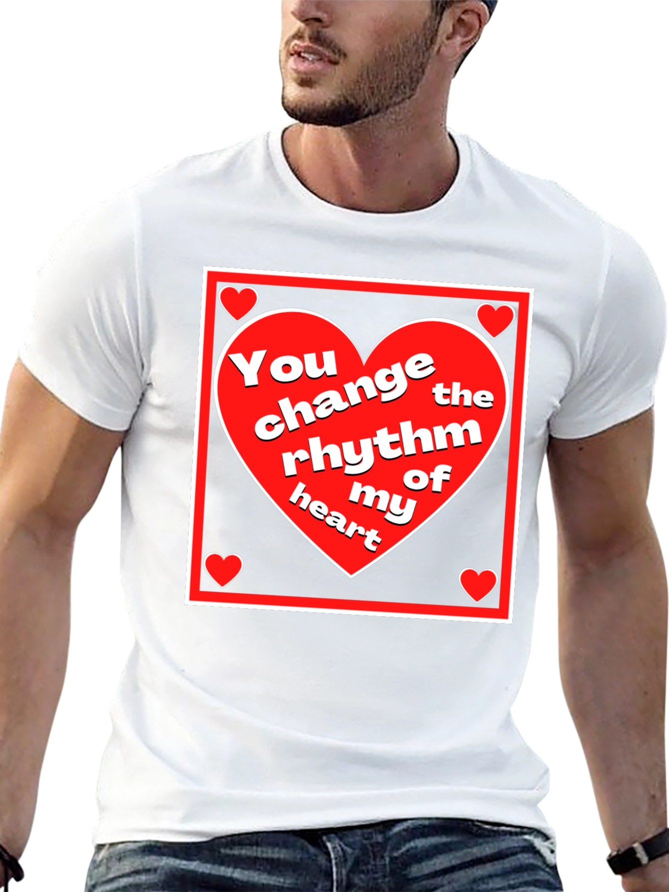 Rhythm of My Heart Graphic Tee - Black