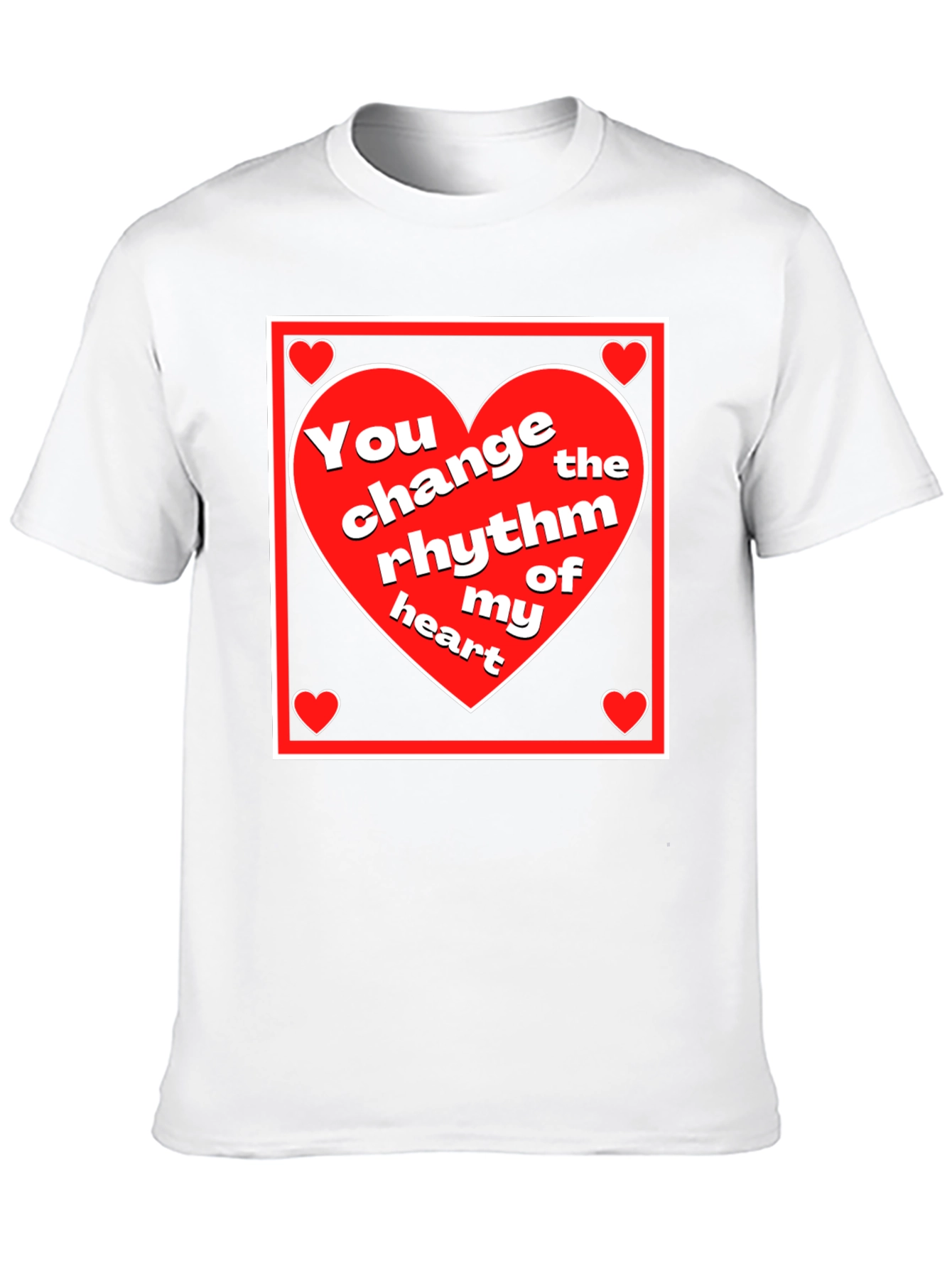 Rhythm of My Heart Graphic Tee - Black