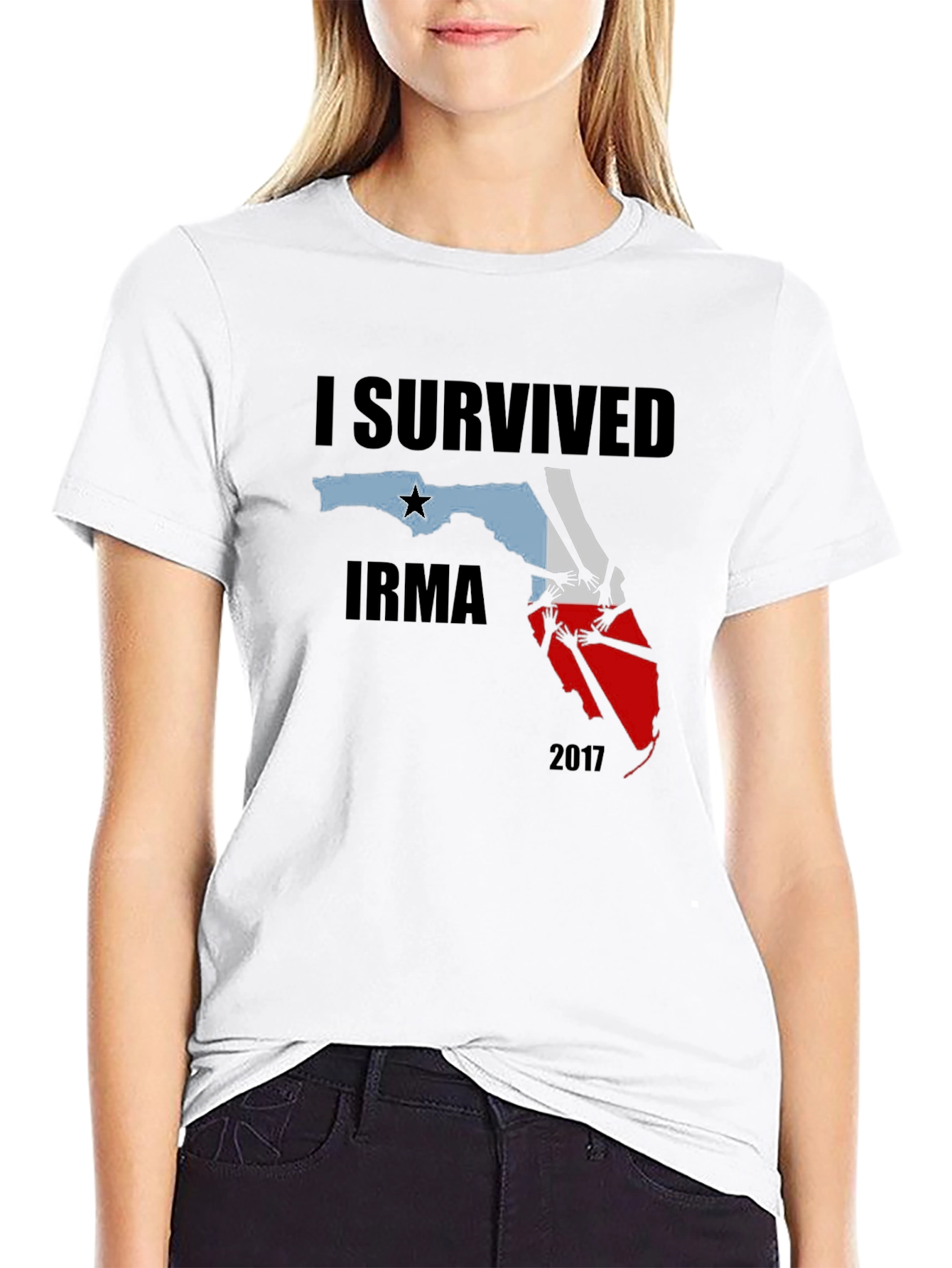 I Survived Irma 2017 Graphic T-Shirt