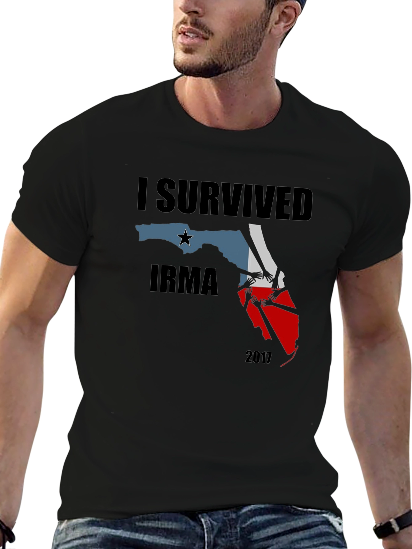 I Survived Irma 2017 Graphic T-Shirt