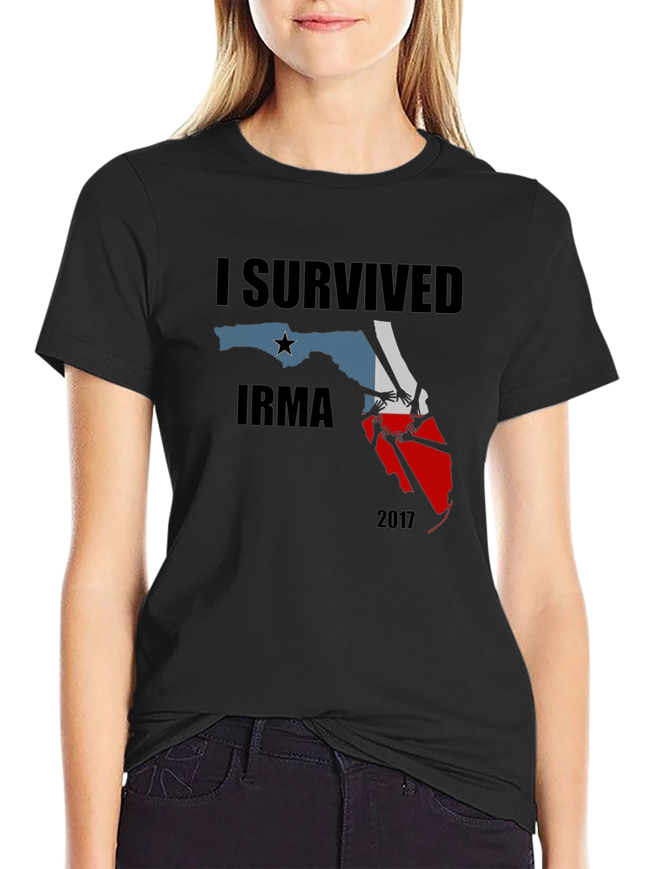 I Survived Irma 2017 Graphic T-Shirt