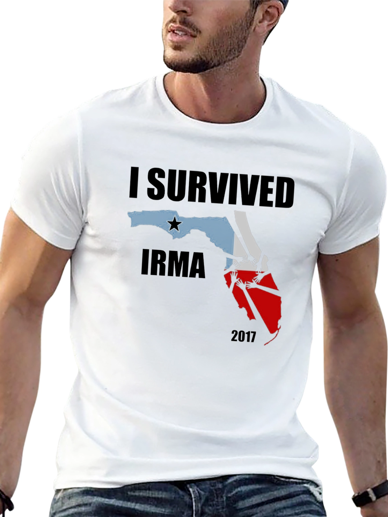 I Survived Irma 2017 Graphic T-Shirt
