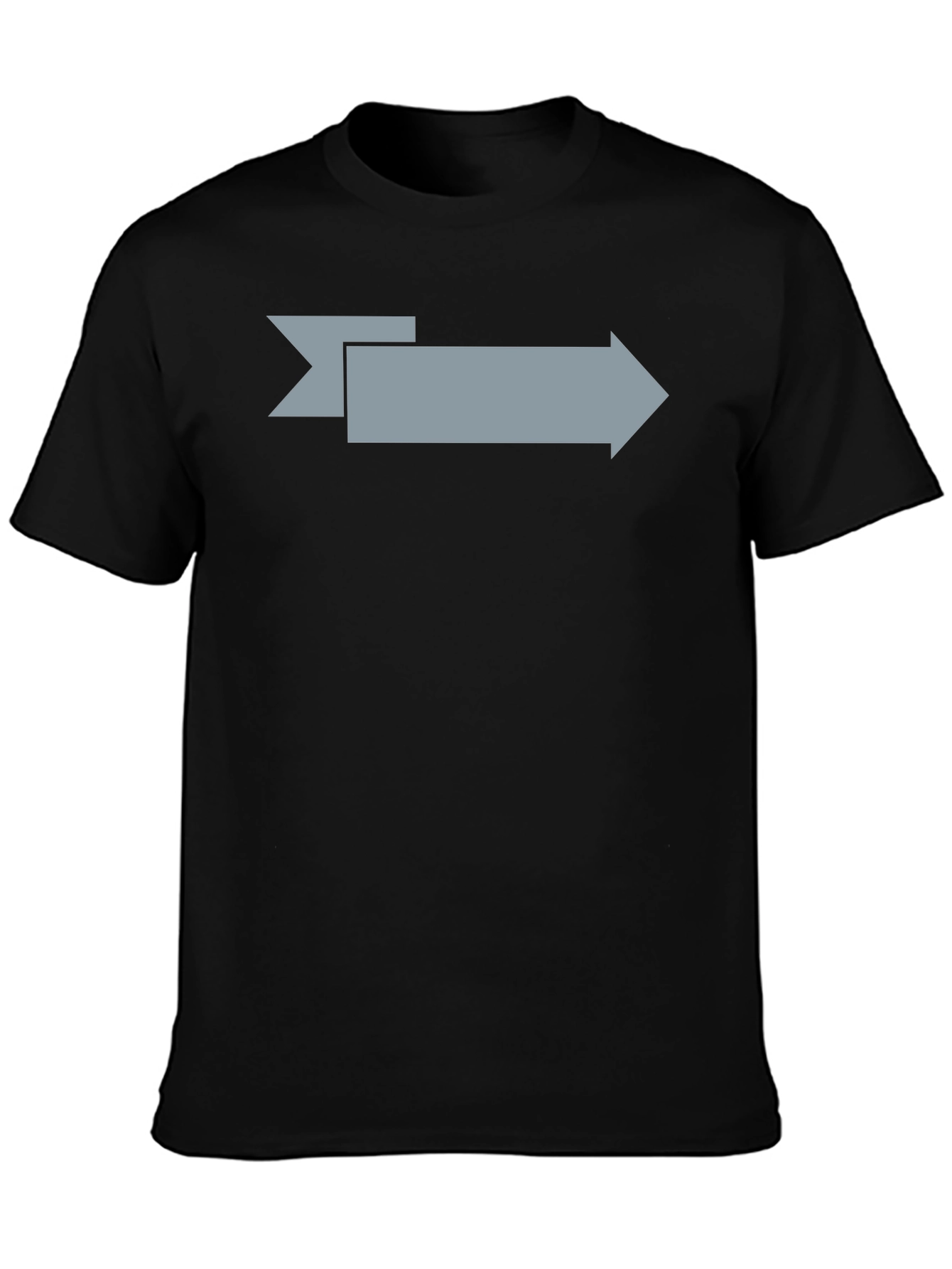 Arrow Graphic Mens Black T-Shirt