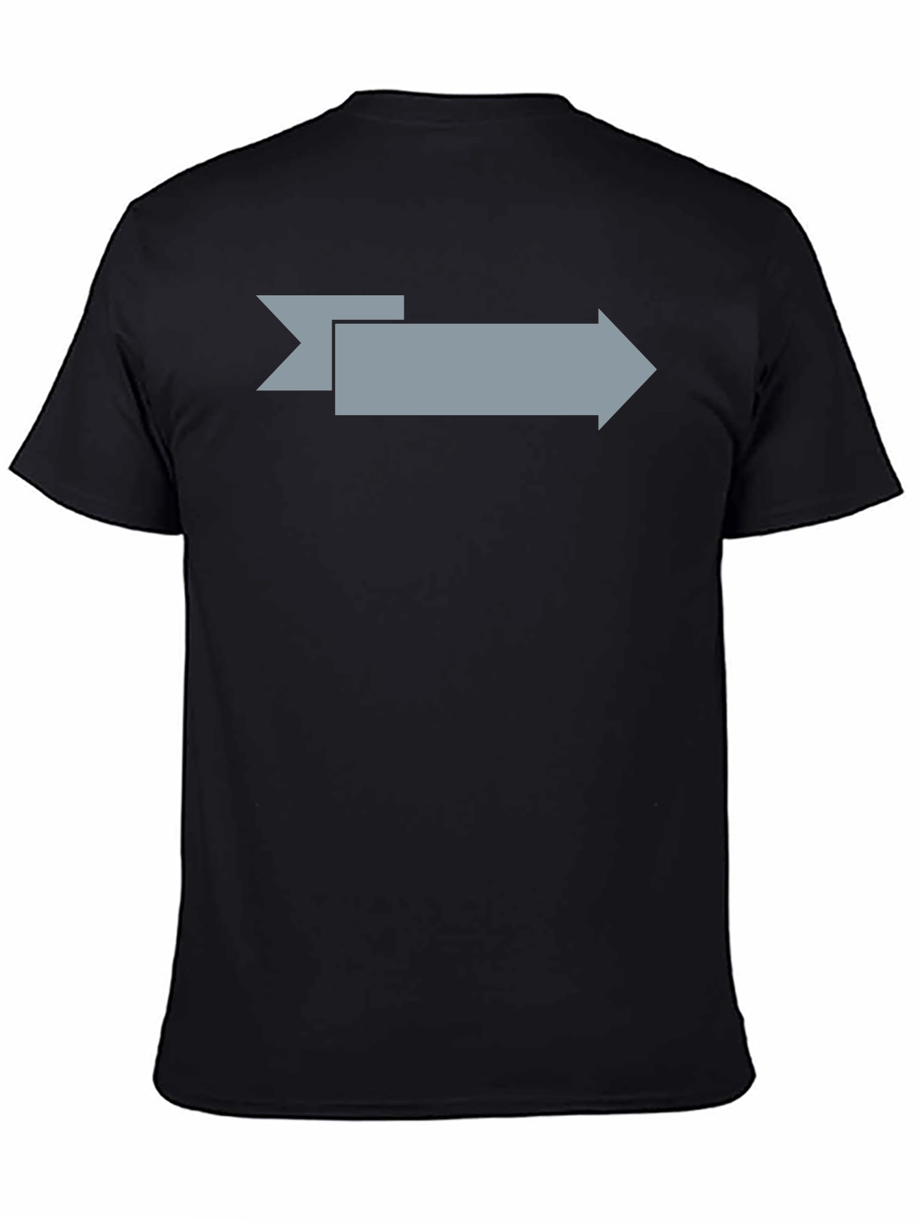 Arrow Graphic Mens Black T-Shirt