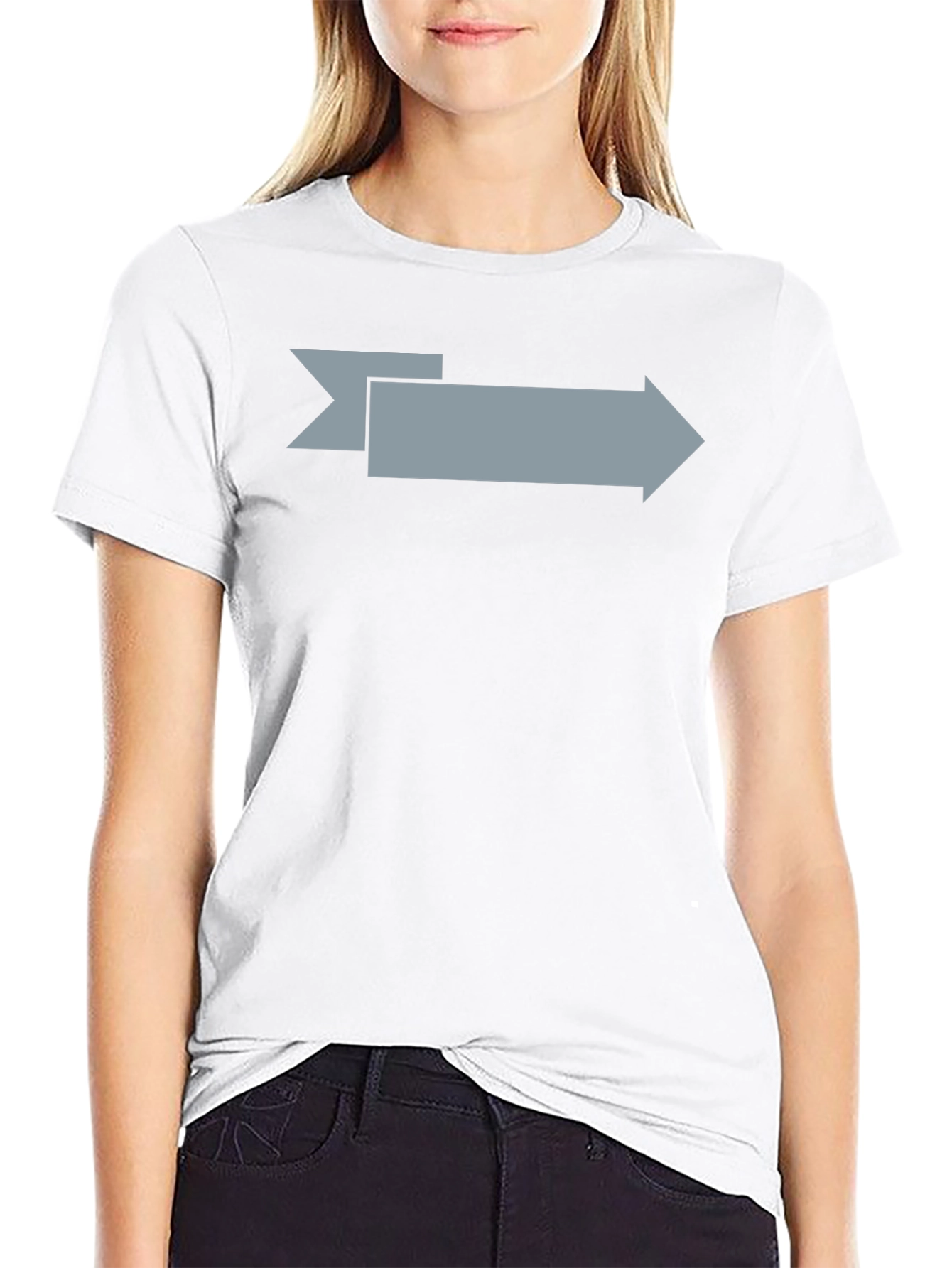 Arrow Graphic Mens Black T-Shirt