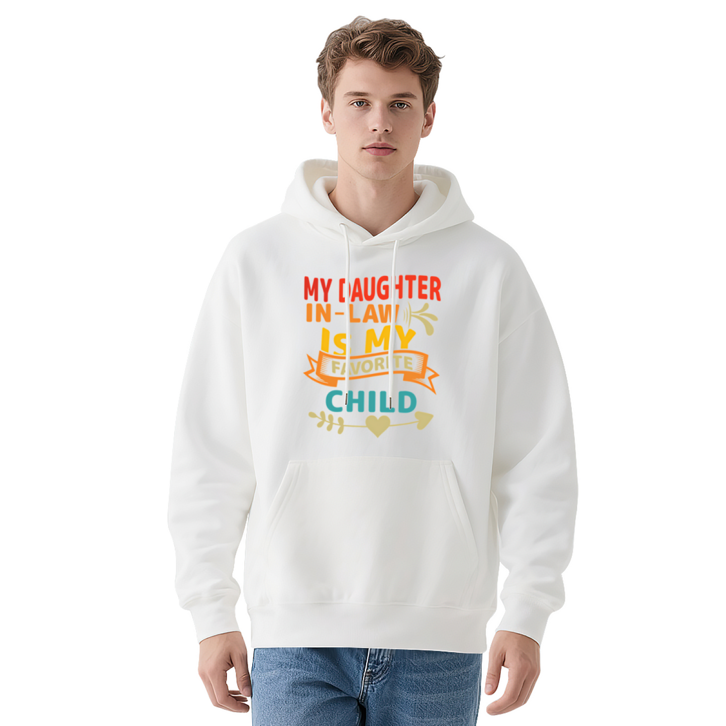 My Daughter In Law Is My Favorite Child Funny Family Red Hoodie, Comfort Daily Wear