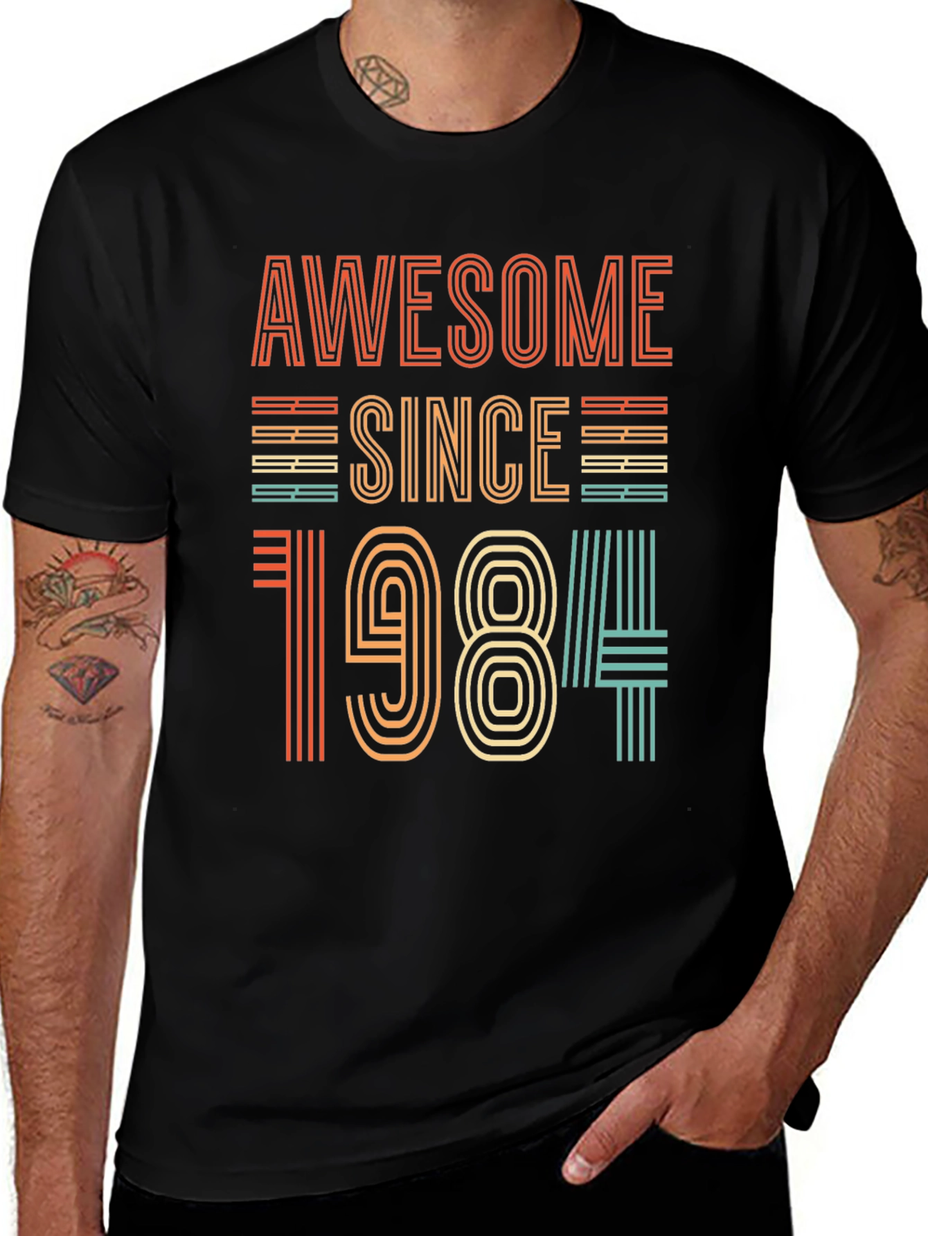 Awesome Since 1984 T-Shirt - Retro Birthday Gift