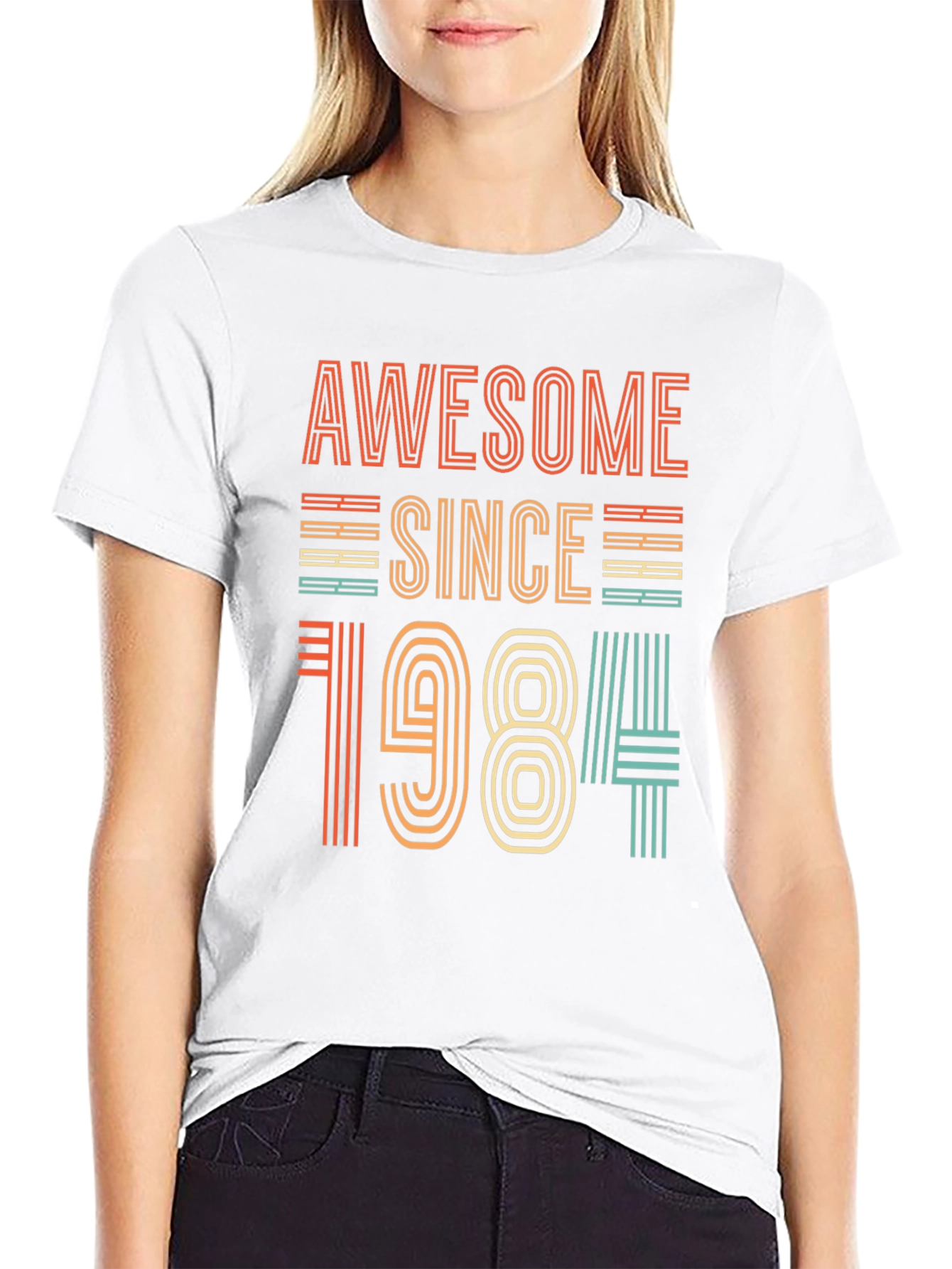 Awesome Since 1984 T-Shirt - Retro Birthday Gift