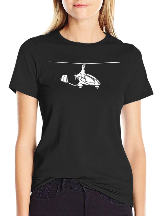 Gyrocopter Graphic T-Shirt - Aviation Tee