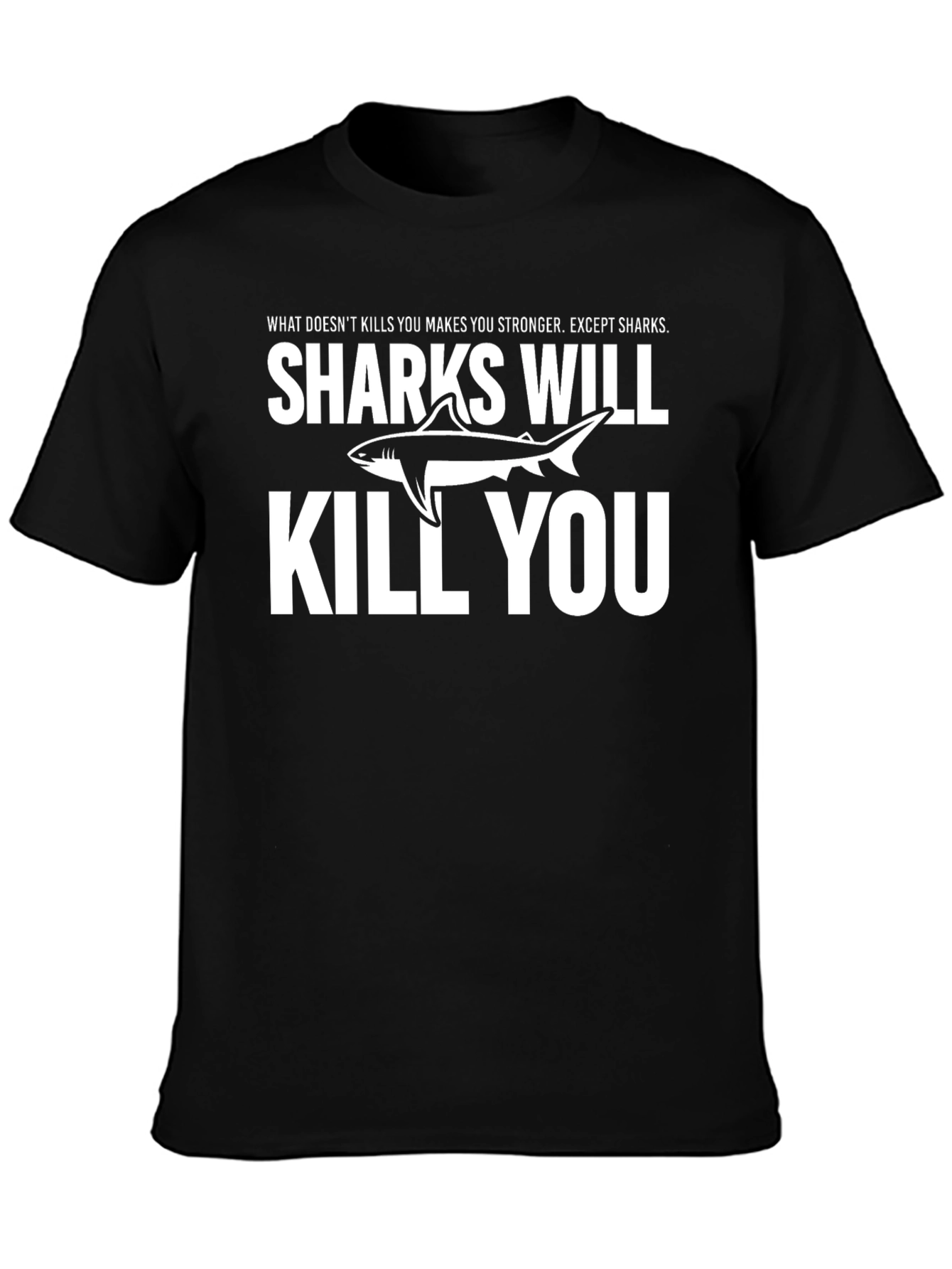 Shark Attack T-Shirt: Funny Sarcastic Graphic Tee
