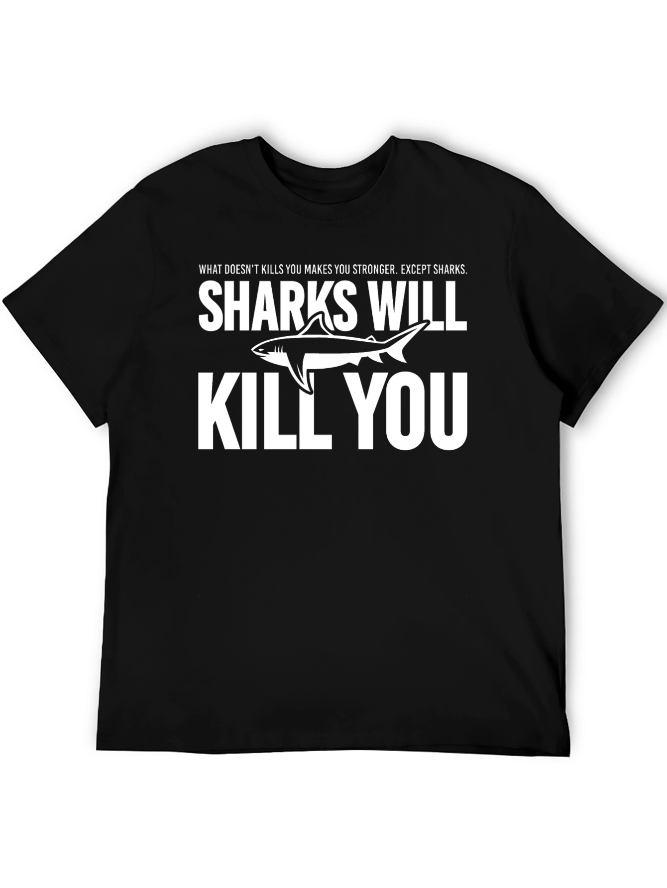 Shark Attack T-Shirt: Funny Sarcastic Graphic Tee