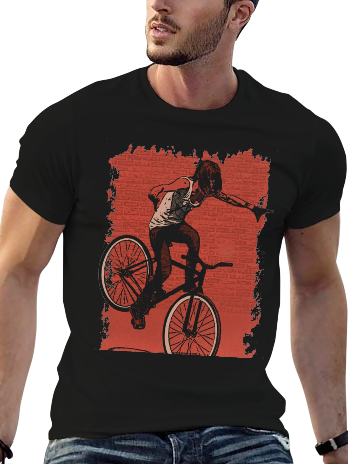 BMX Rider Graphic Tee - Cool Style!