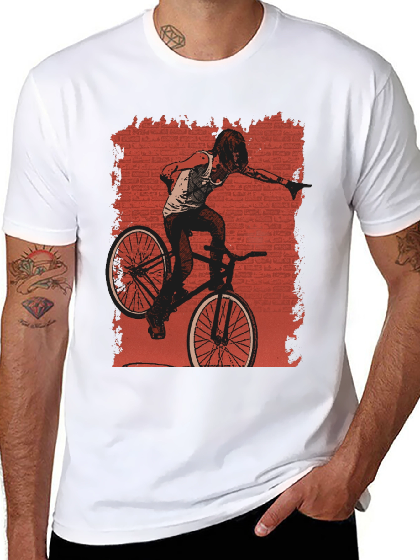 BMX Rider Graphic Tee - Cool Style!