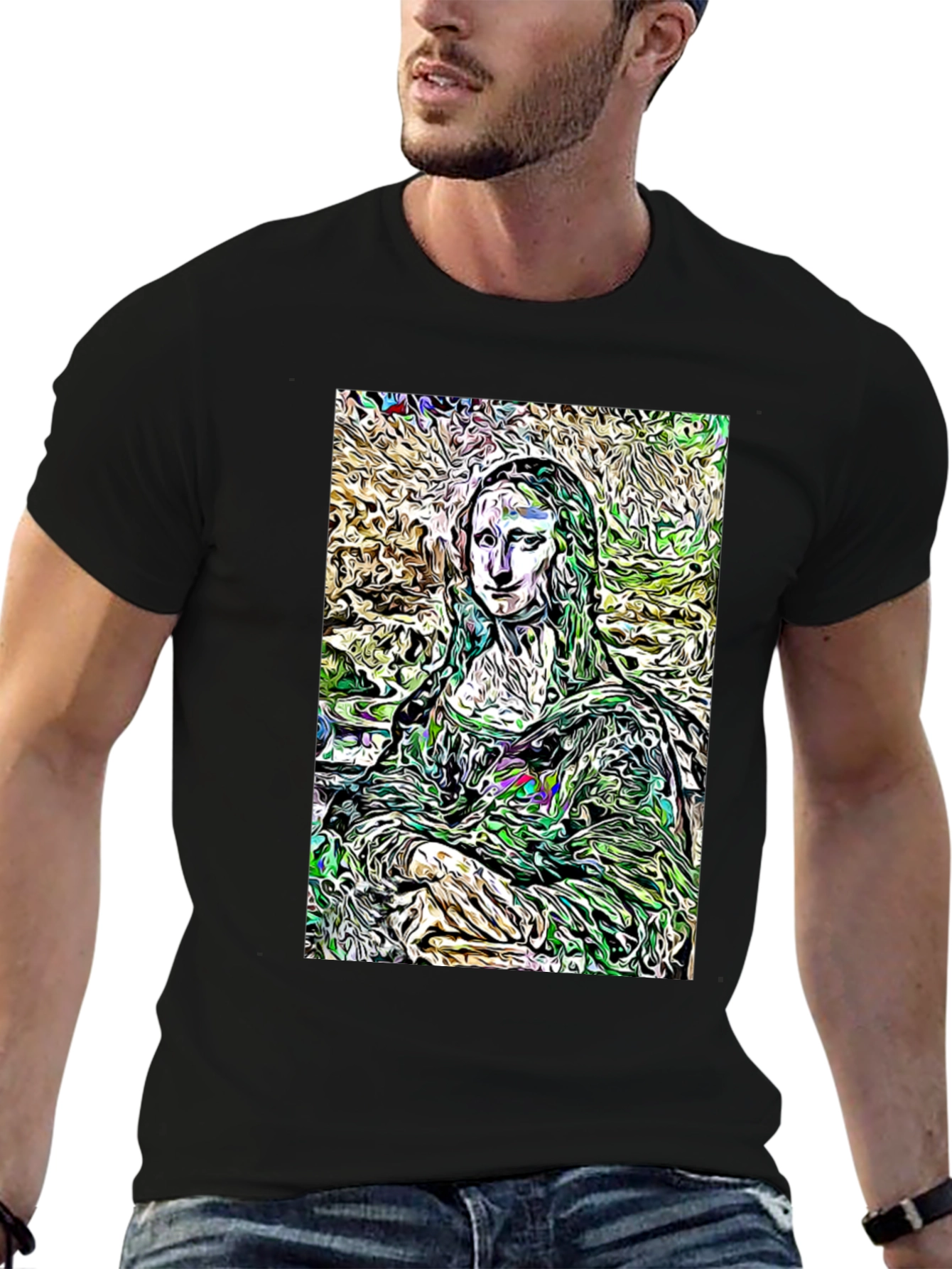 Mona Lisa Art Graphic T-Shirt