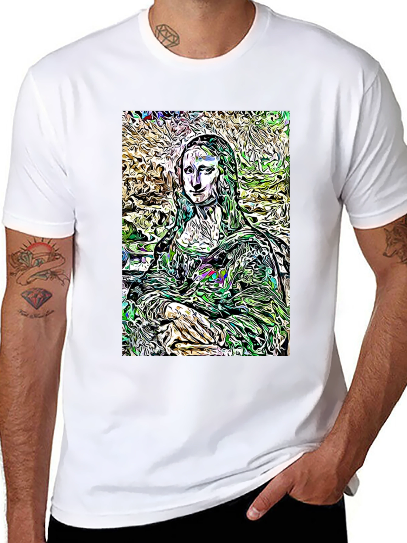 Mona Lisa Art Graphic T-Shirt