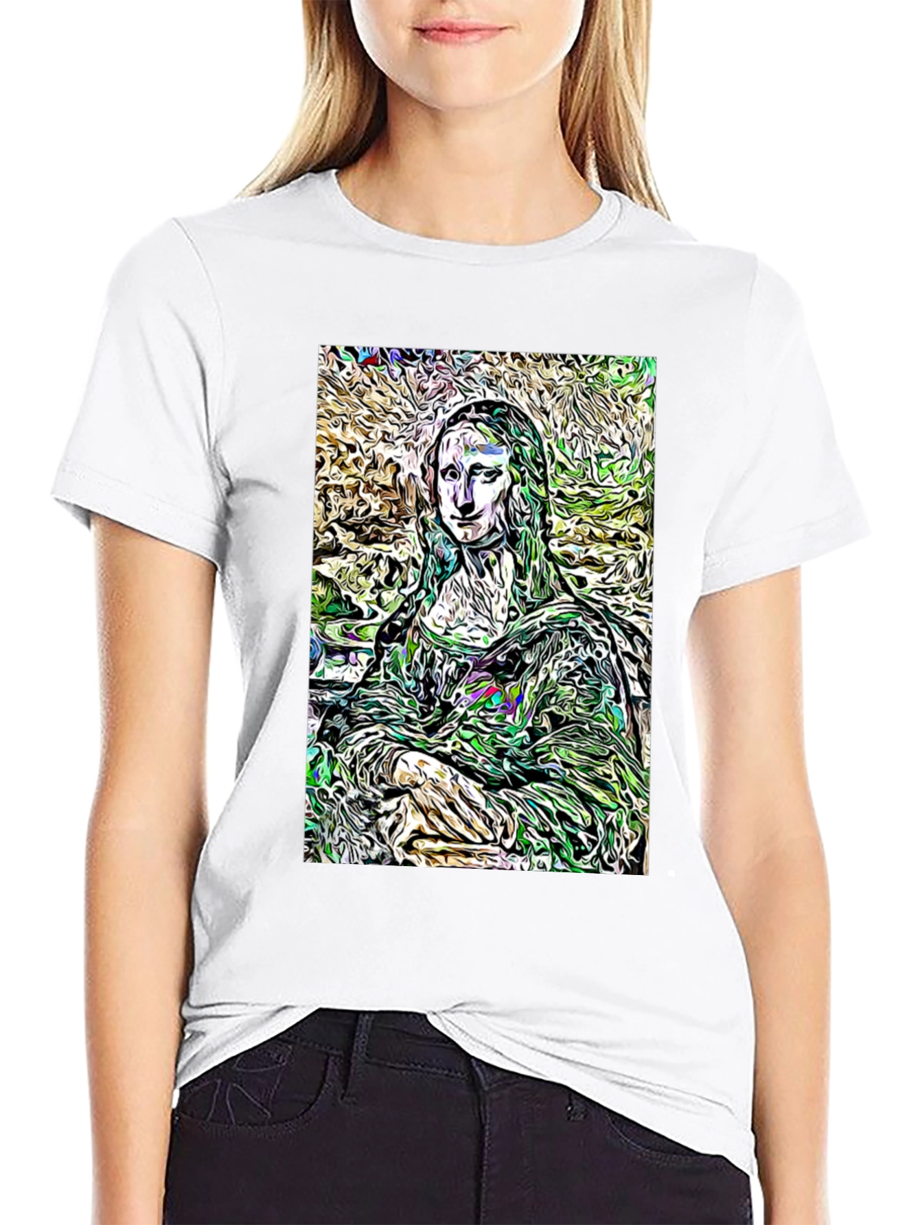 Mona Lisa Art Graphic T-Shirt