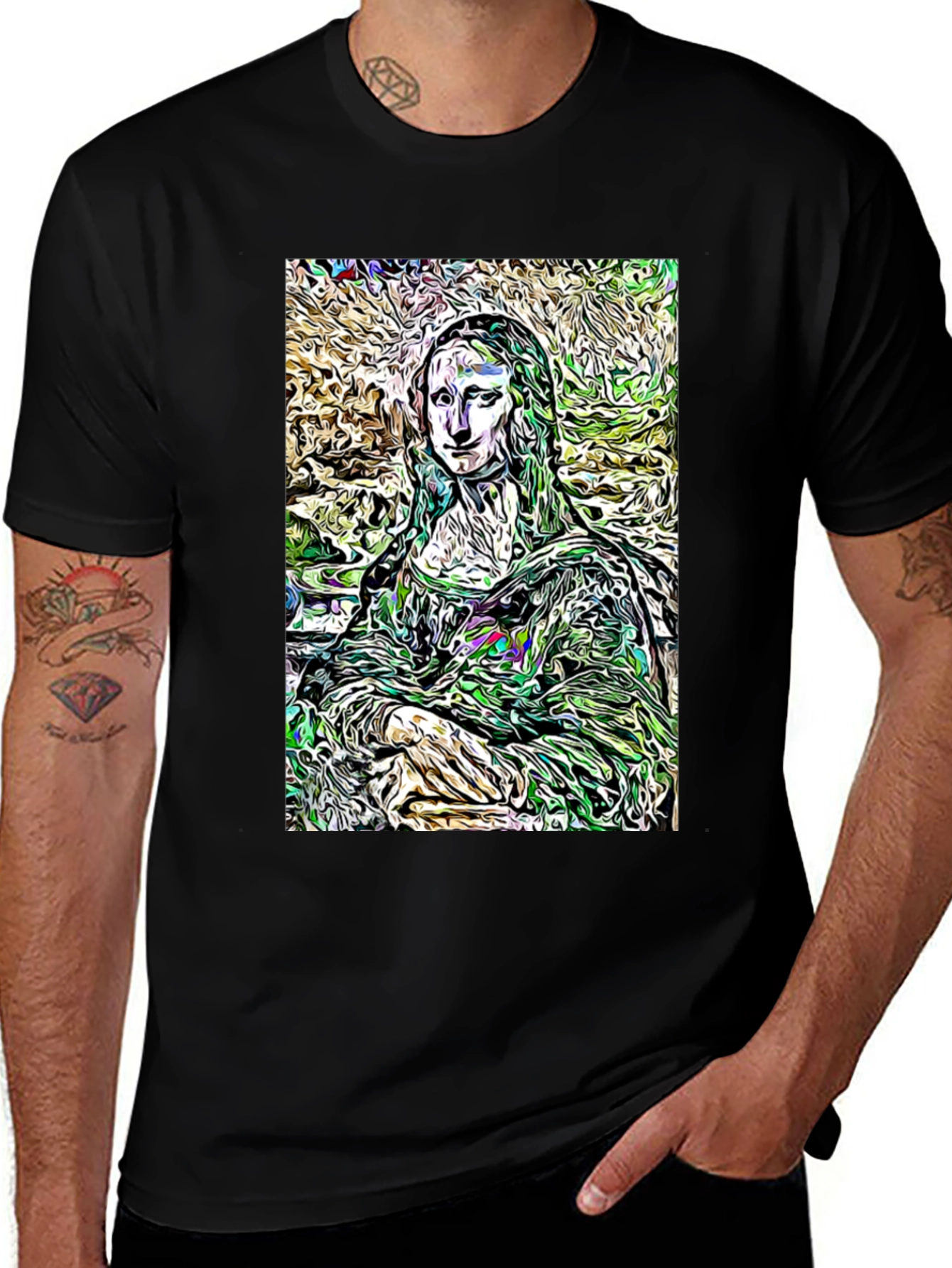 Mona Lisa Art Graphic T-Shirt