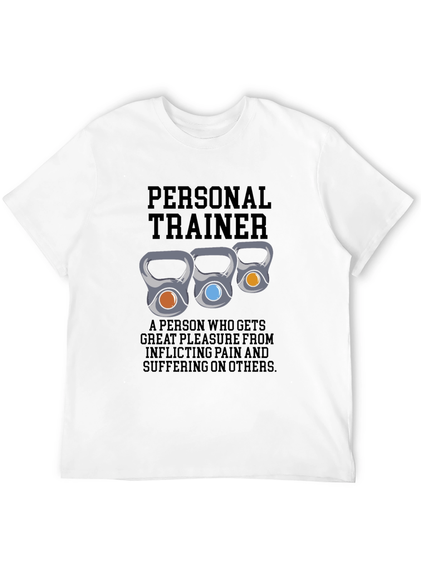 Personal Trainer Kettlebell Graphic T-Shirt