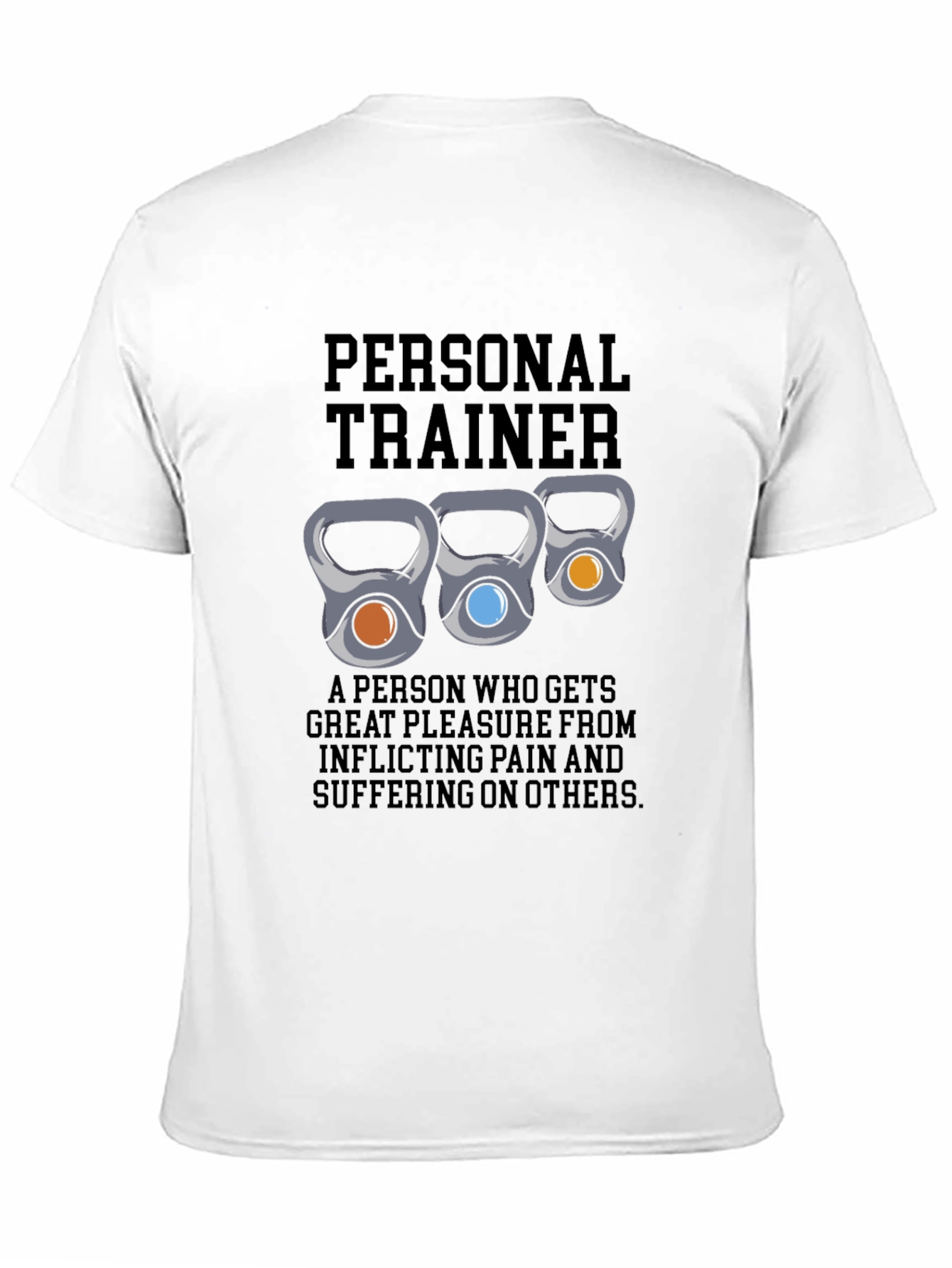 Personal Trainer Kettlebell Graphic T-Shirt