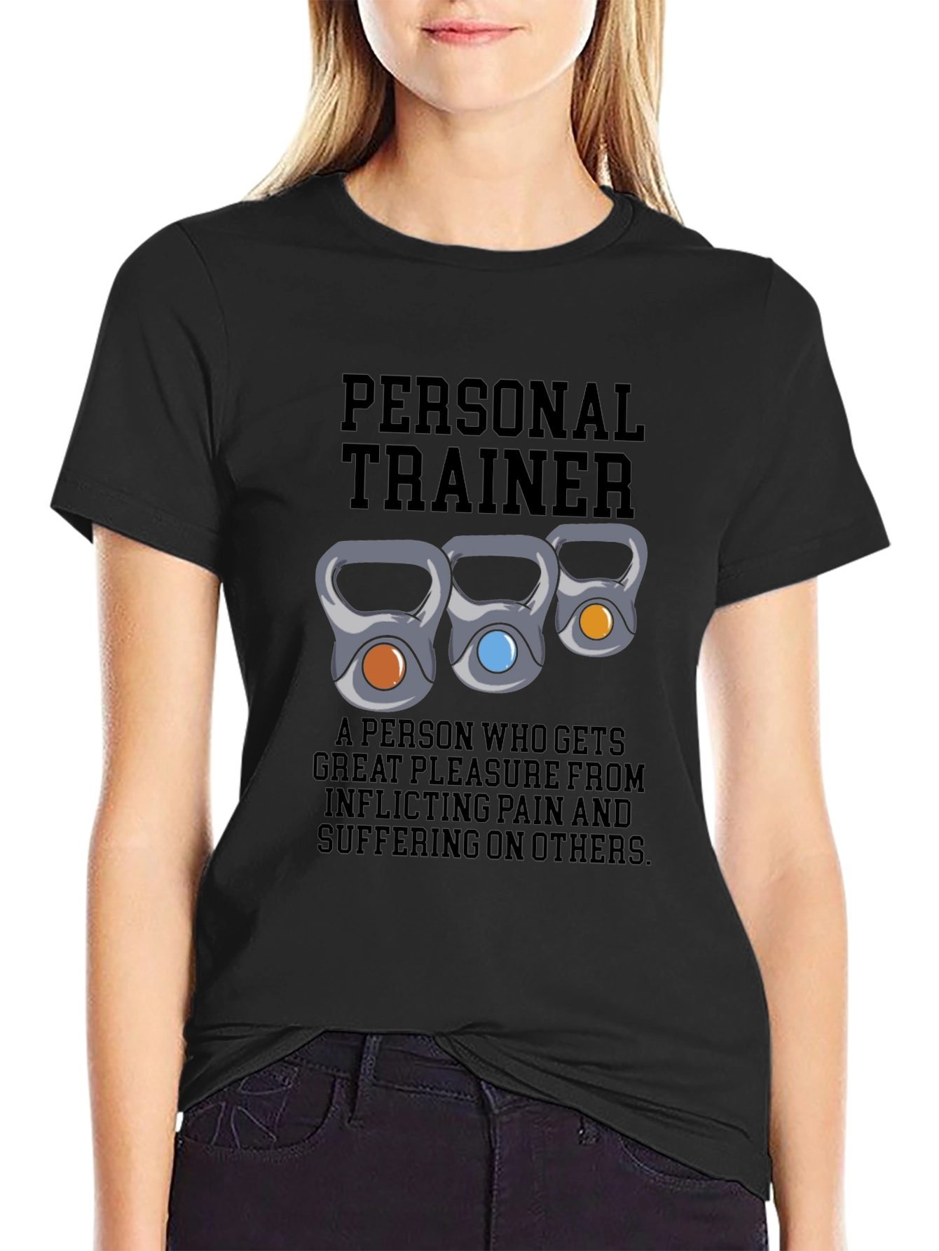 Personal Trainer Kettlebell Graphic T-Shirt