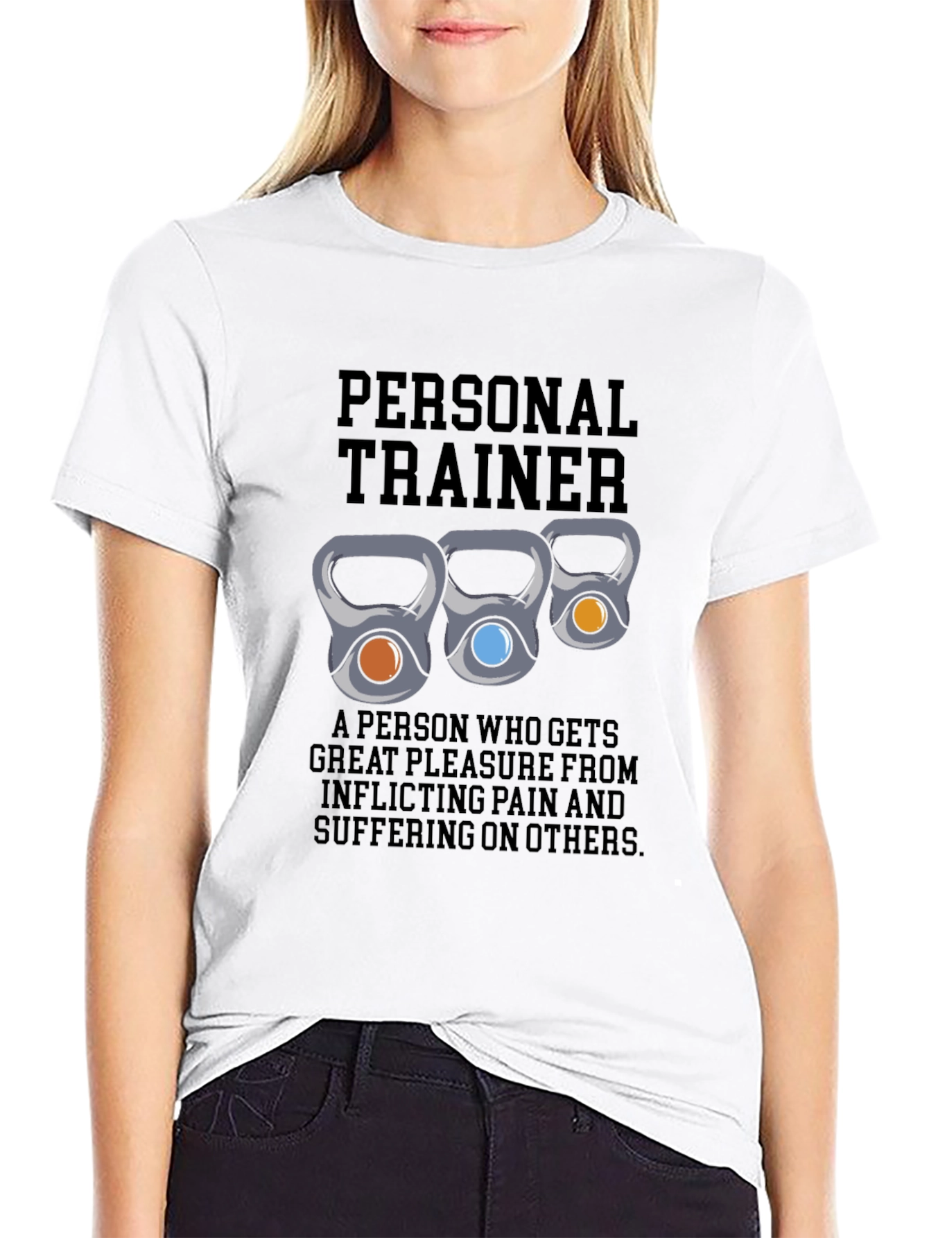 Personal Trainer Kettlebell Graphic T-Shirt