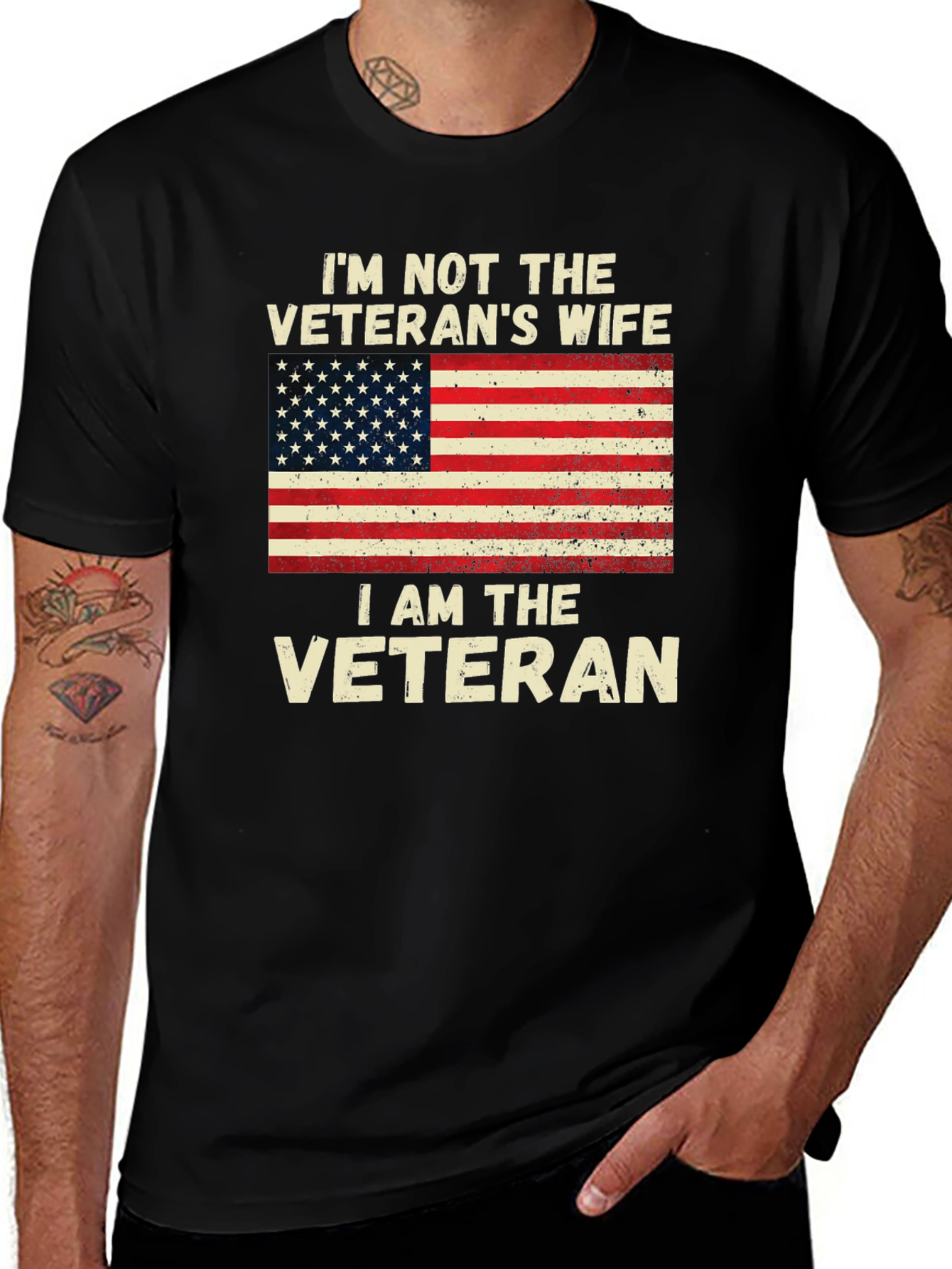 Veteran Pride T-Shirt - Patriotic Design