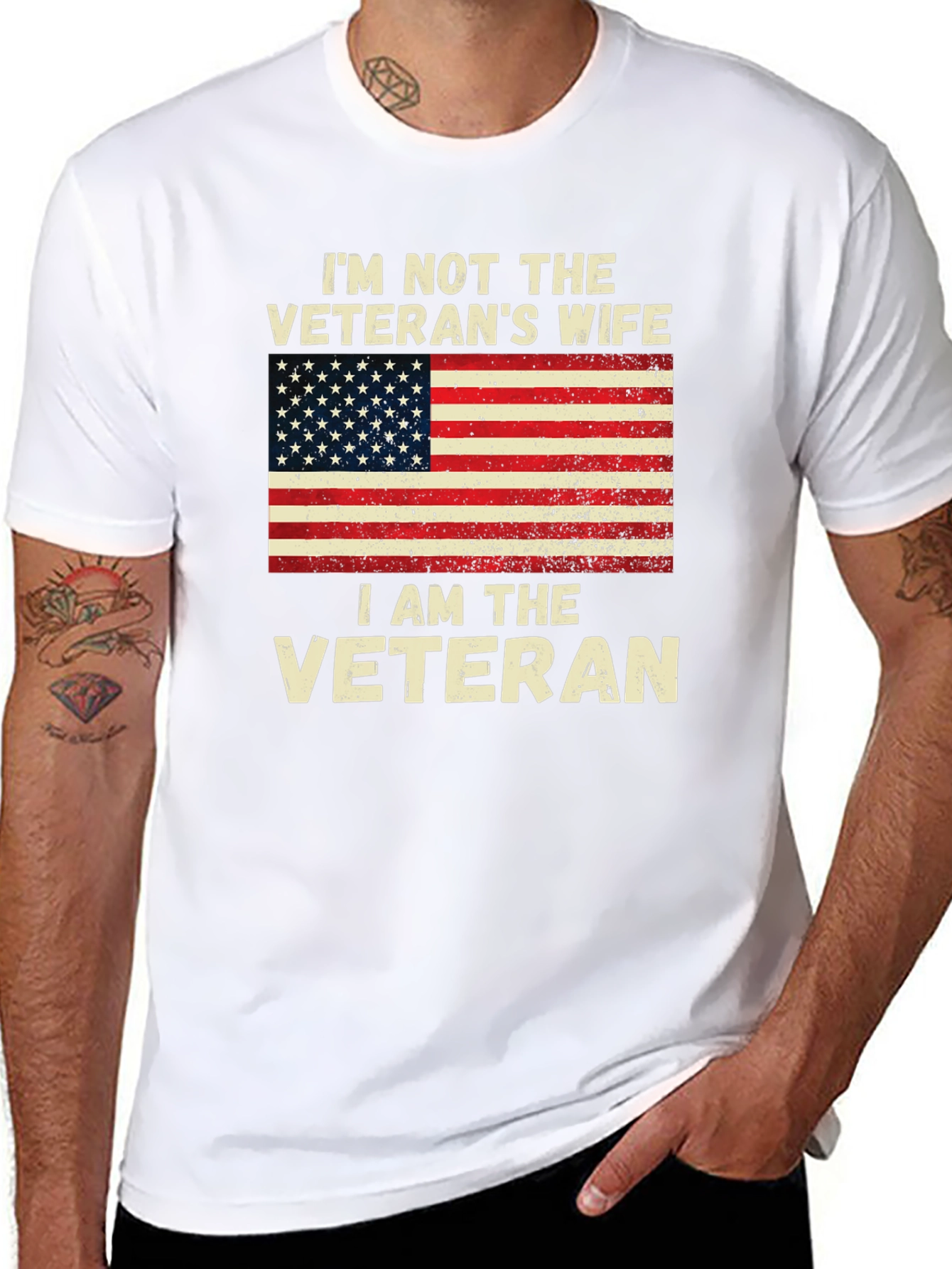 Veteran Pride T-Shirt - Patriotic Design