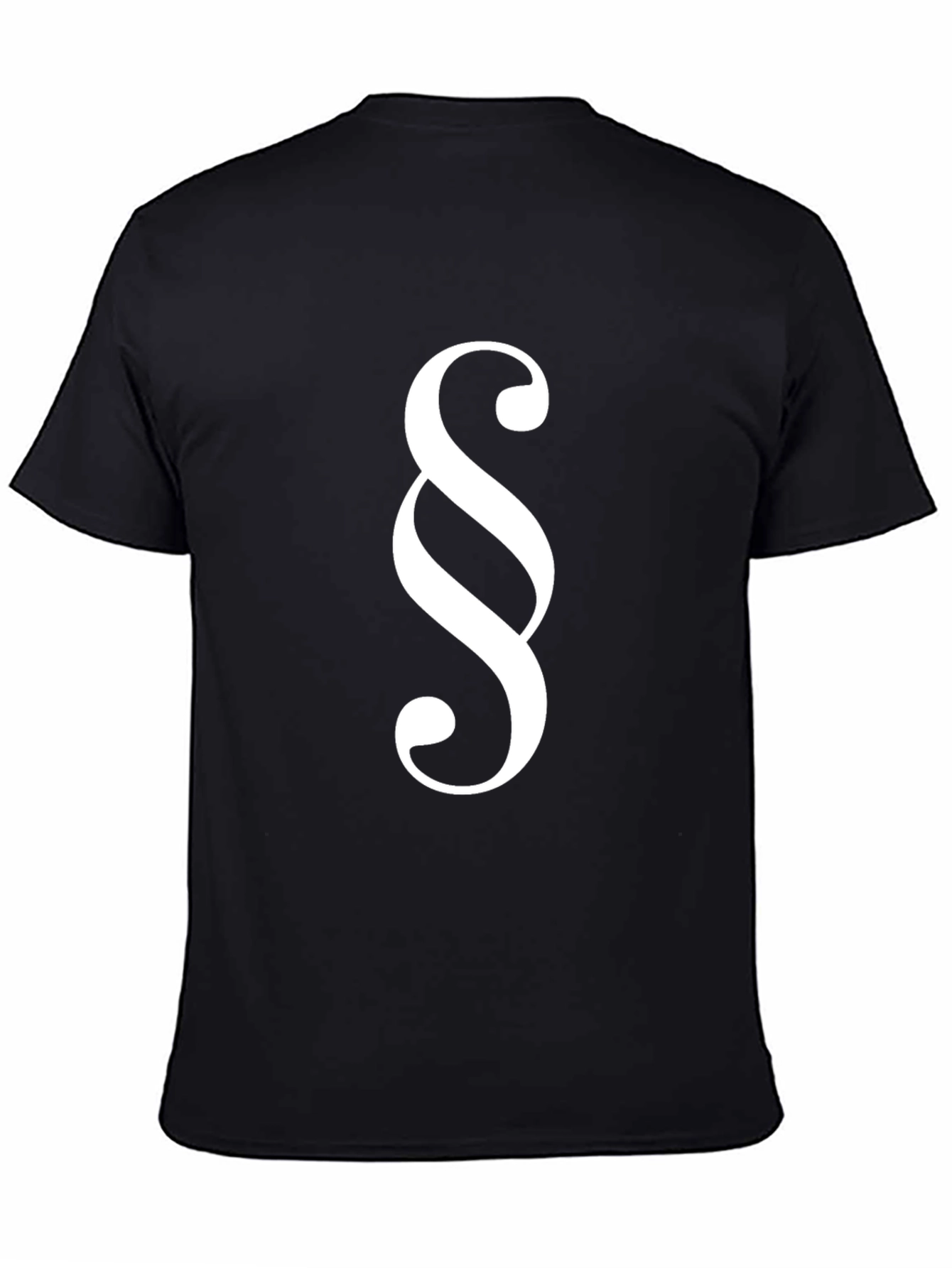 Paragraph Symbol Black T-Shirt