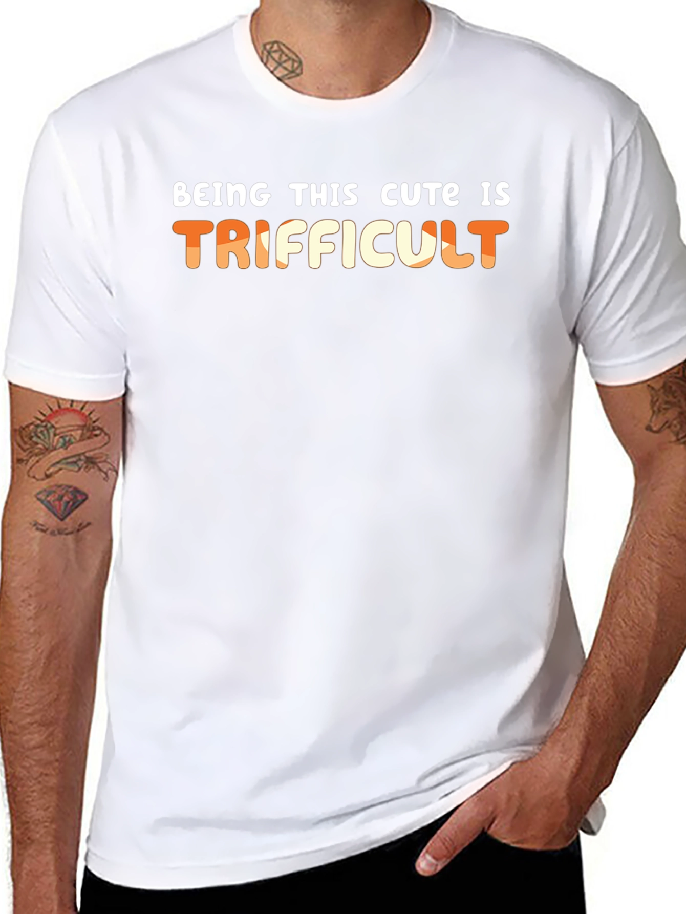 Trifficult Cute Graphic Tee