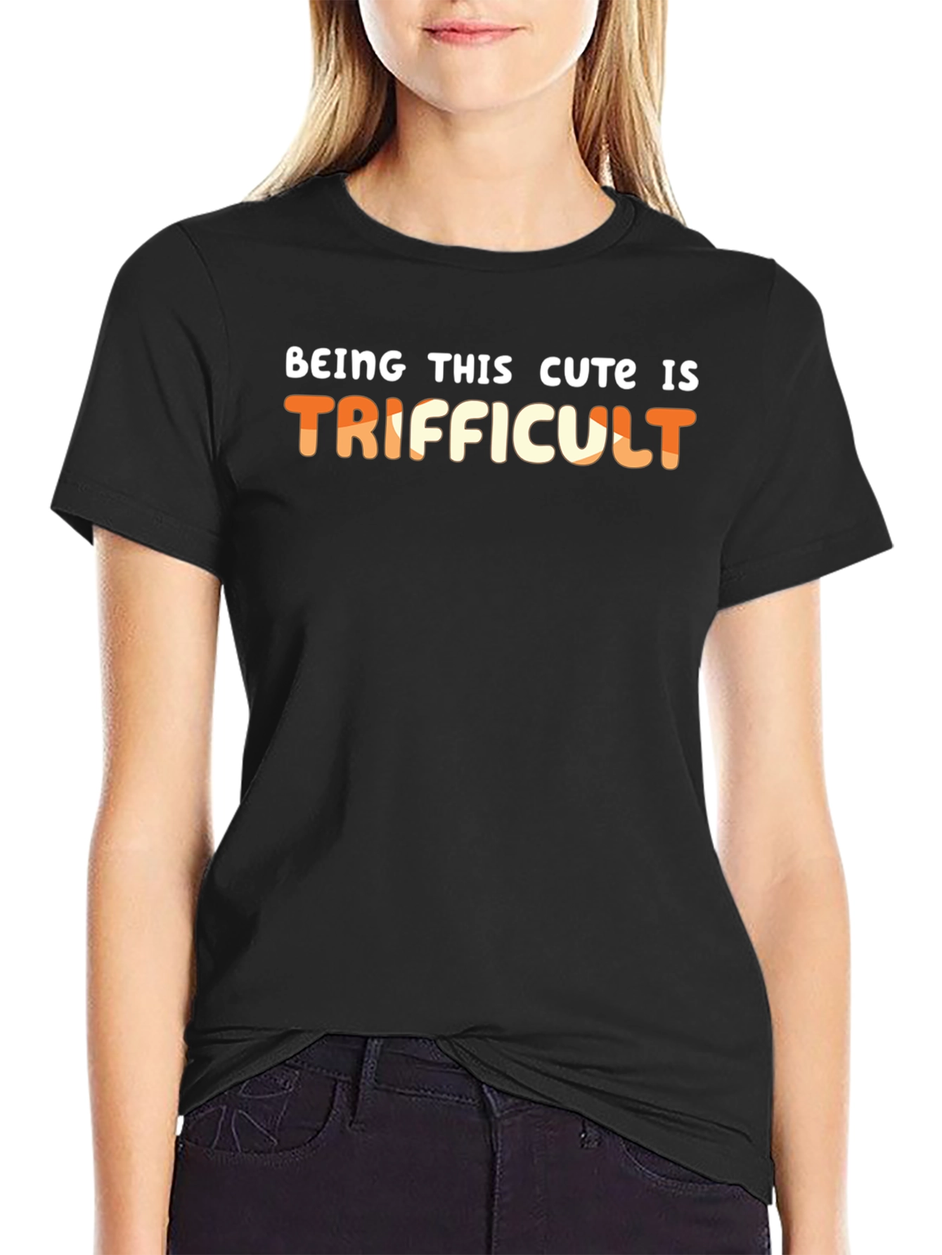 Trifficult Cute Graphic Tee