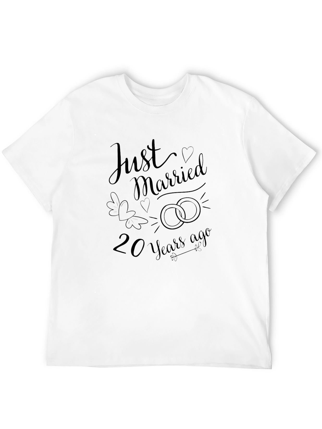 Just Married 20 Years Ago T-Shirt