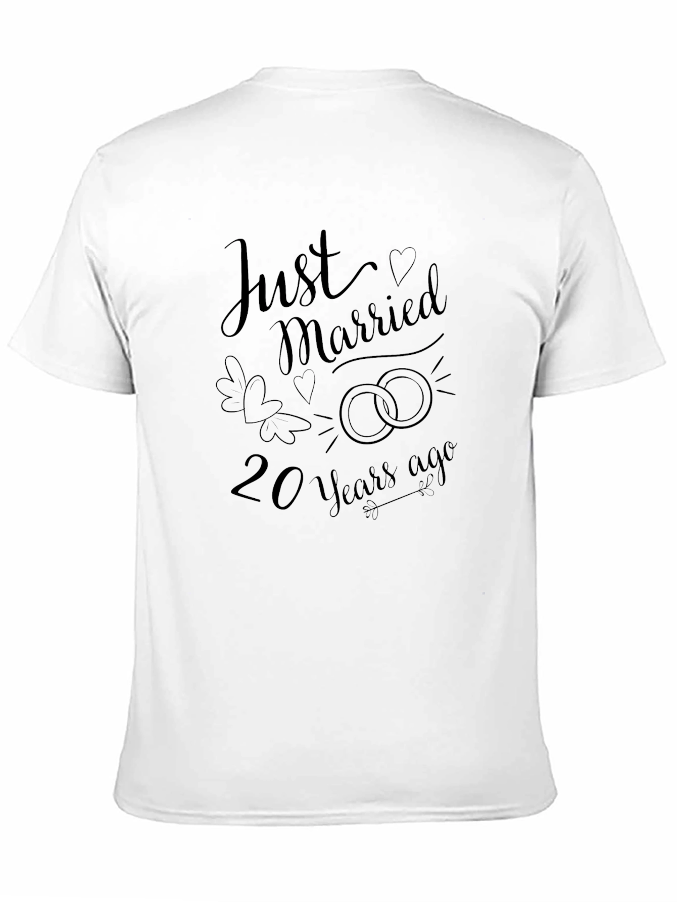 Just Married 20 Years Ago T-Shirt