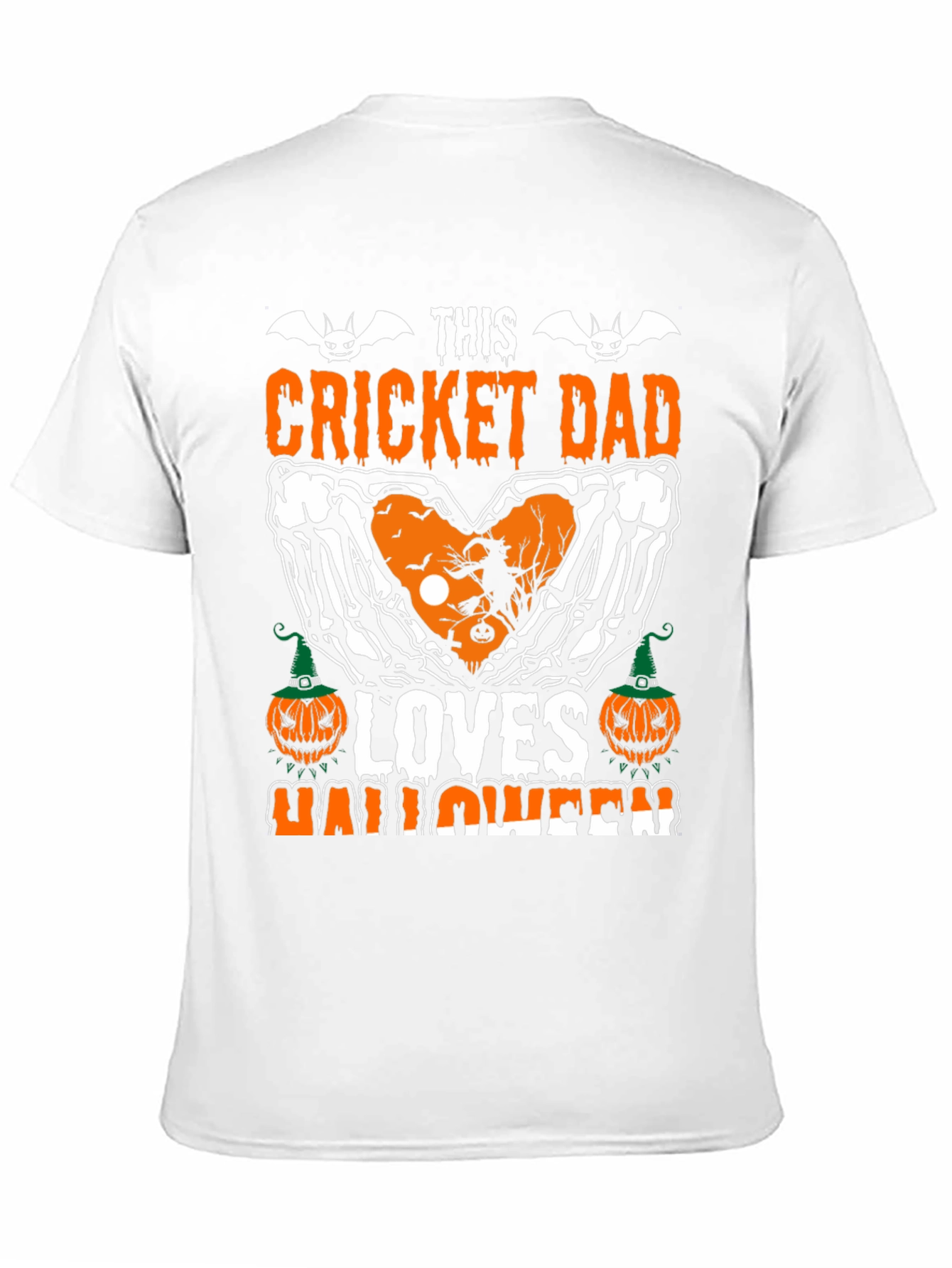 Cricket Dad Halloween Graphic Tee