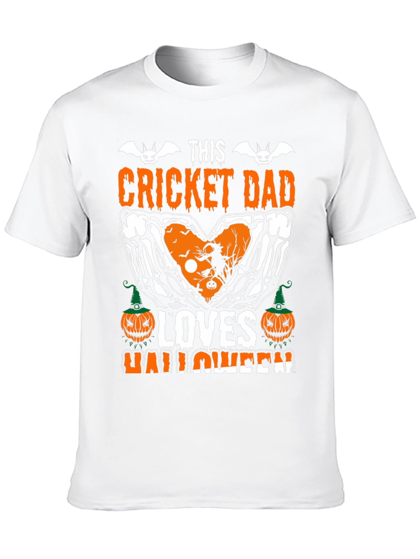 Cricket Dad Halloween Graphic Tee