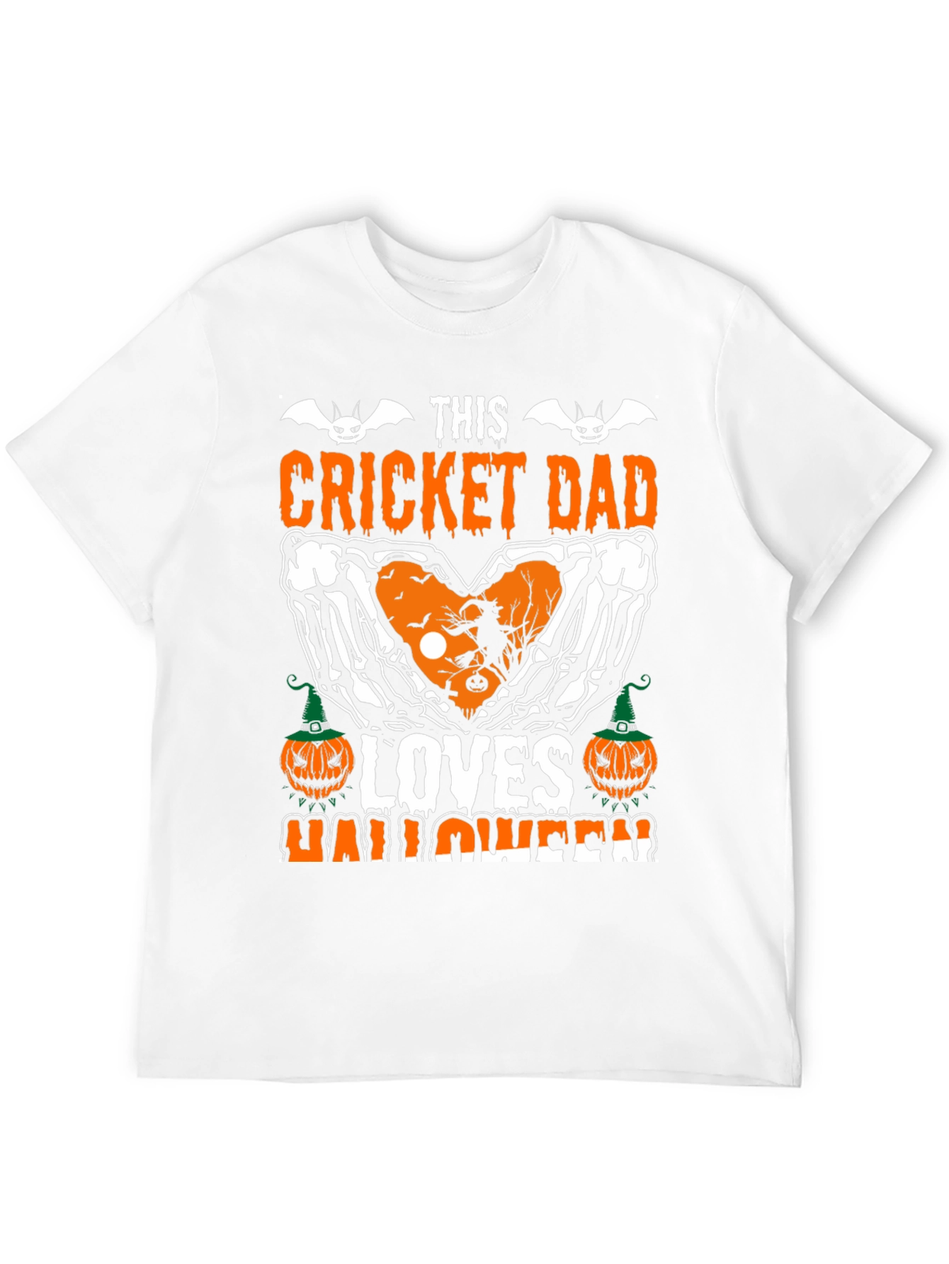 Cricket Dad Halloween Graphic Tee