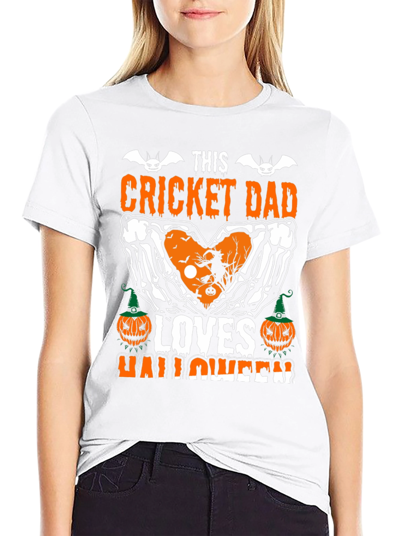 Cricket Dad Halloween Graphic Tee